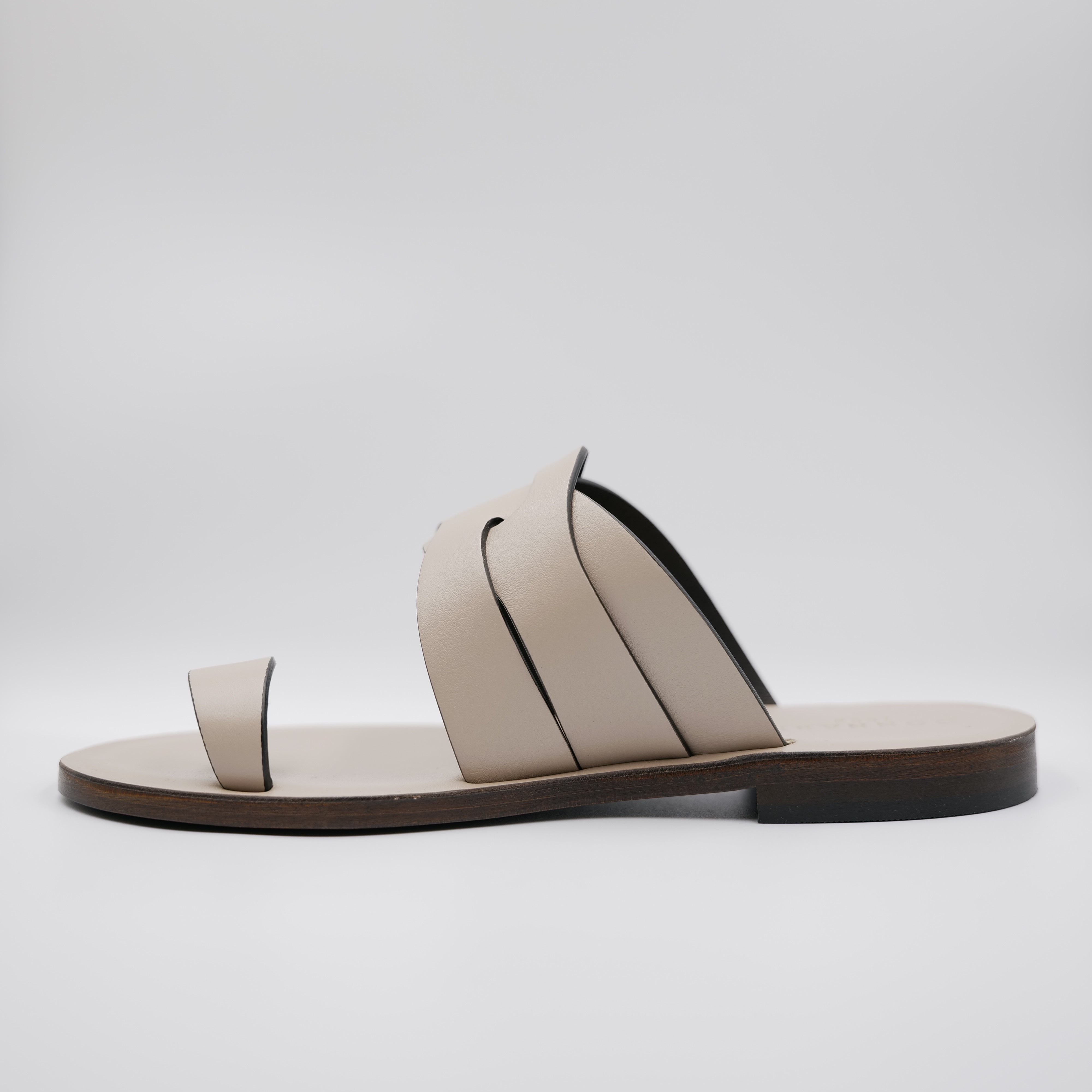 Donnarì - Ciabattine in pelle con infradito