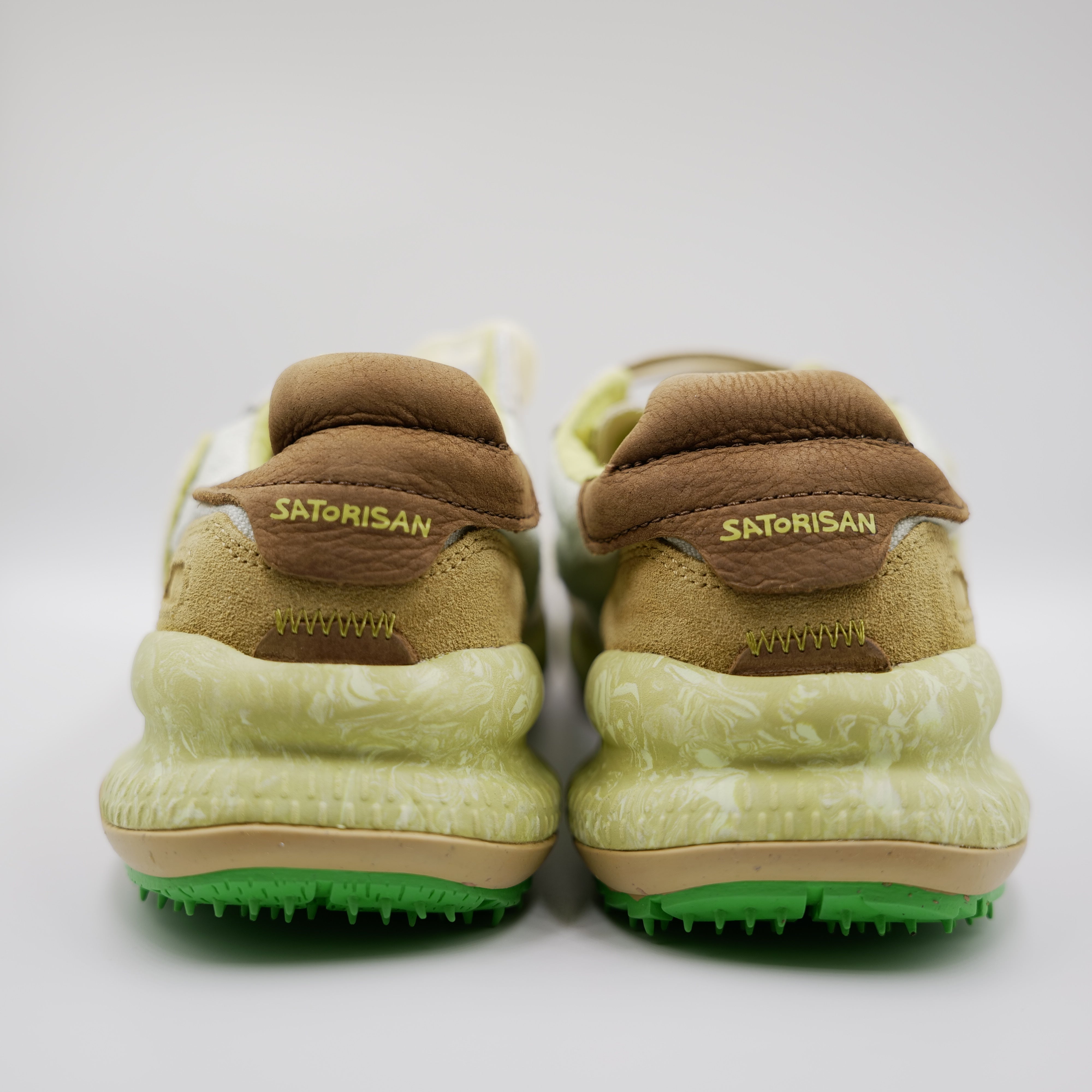 Satorisan - Sneakers in pelle con lino e cotone riciclato