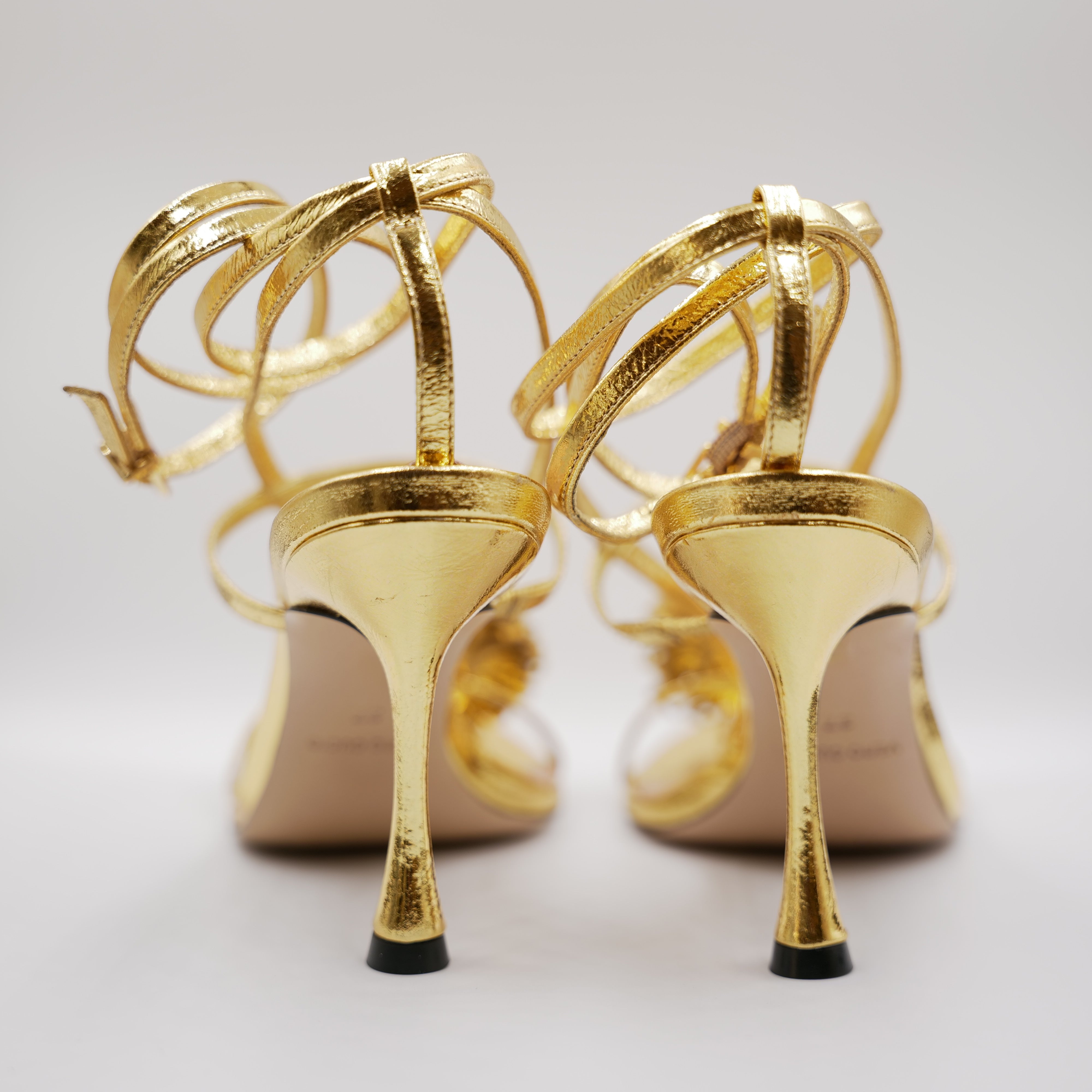 Vicenza - Sandali in pelle con fiore