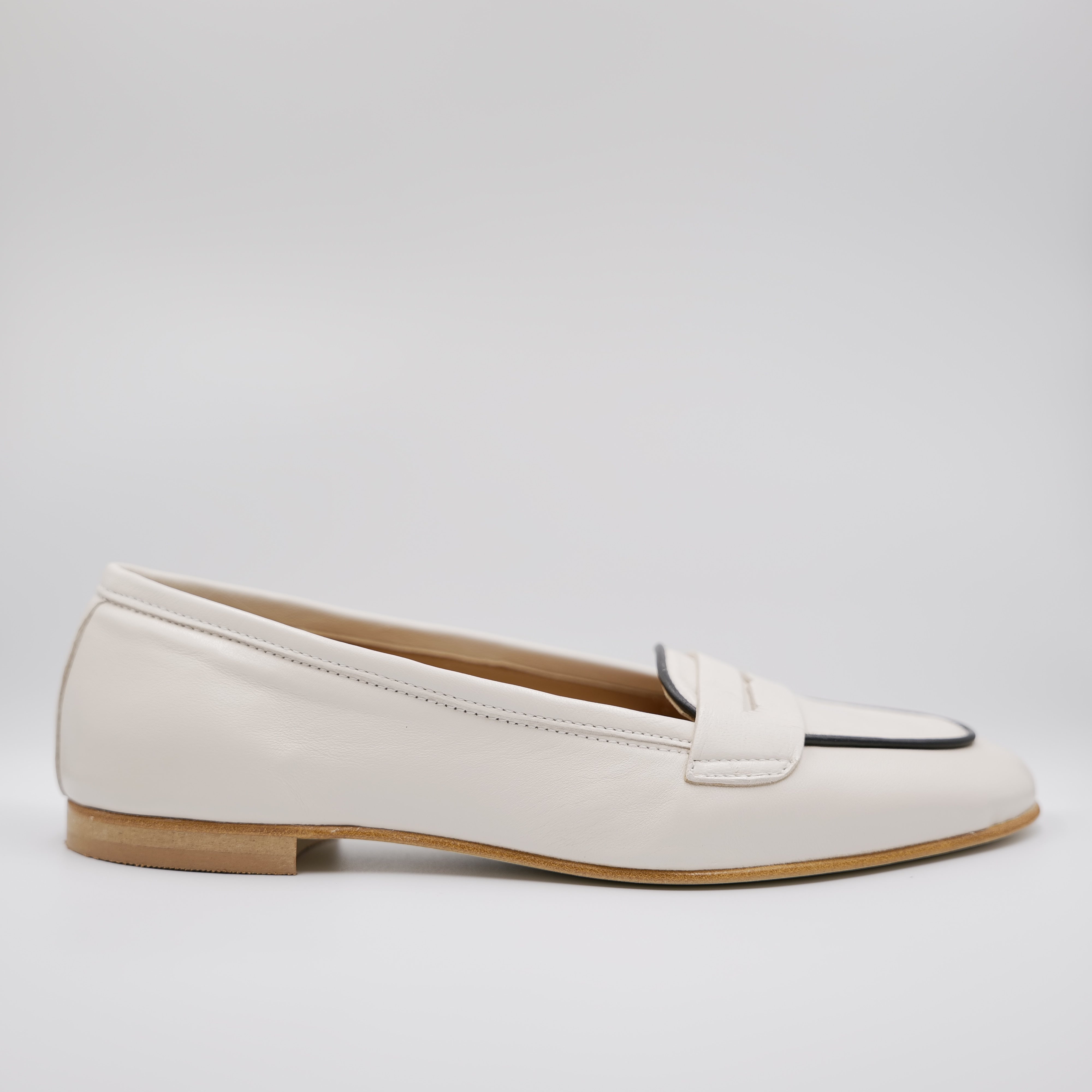 Illuminal - Mocassini in pelle punta quadrata