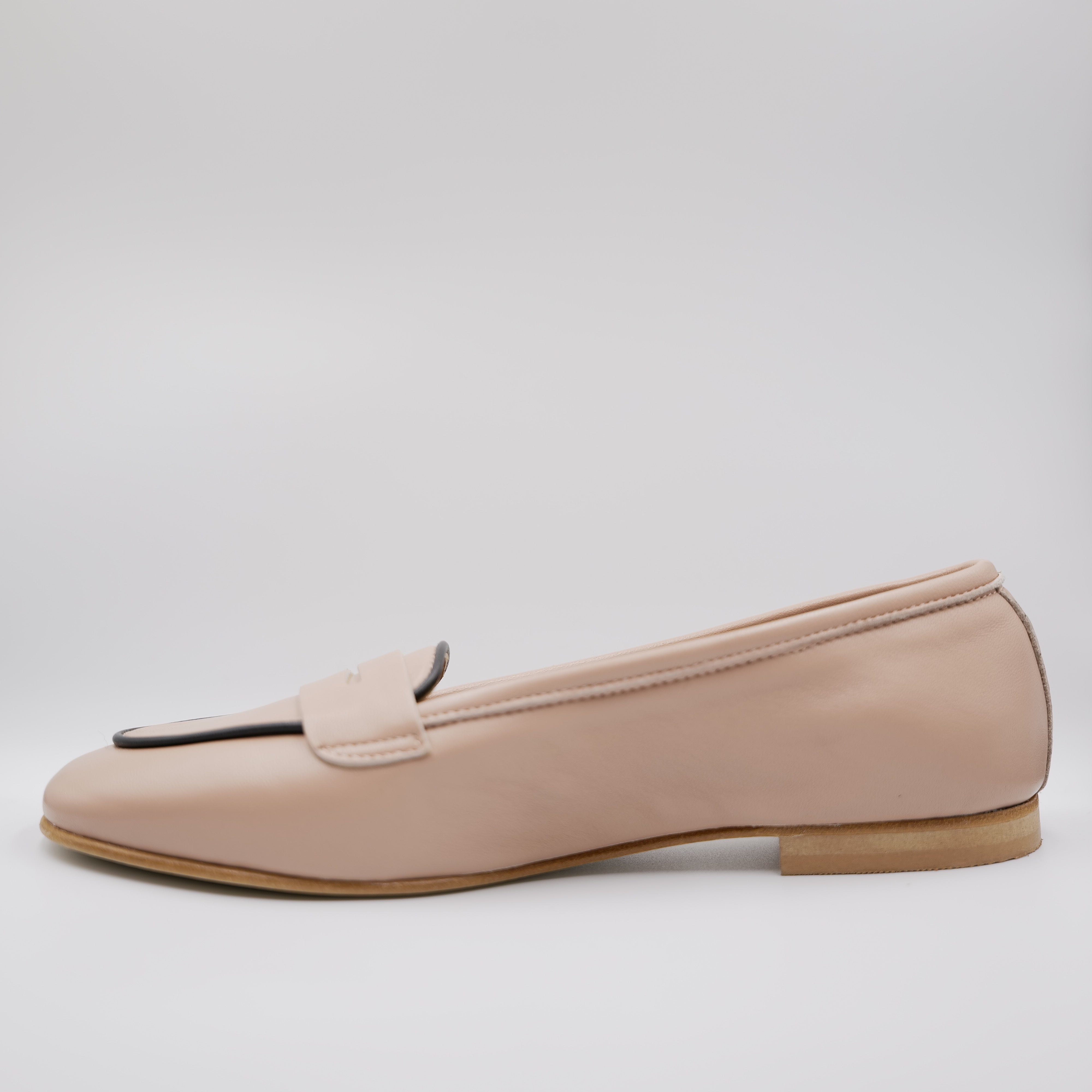 Illuminal - Mocassini in pelle punta quadrata