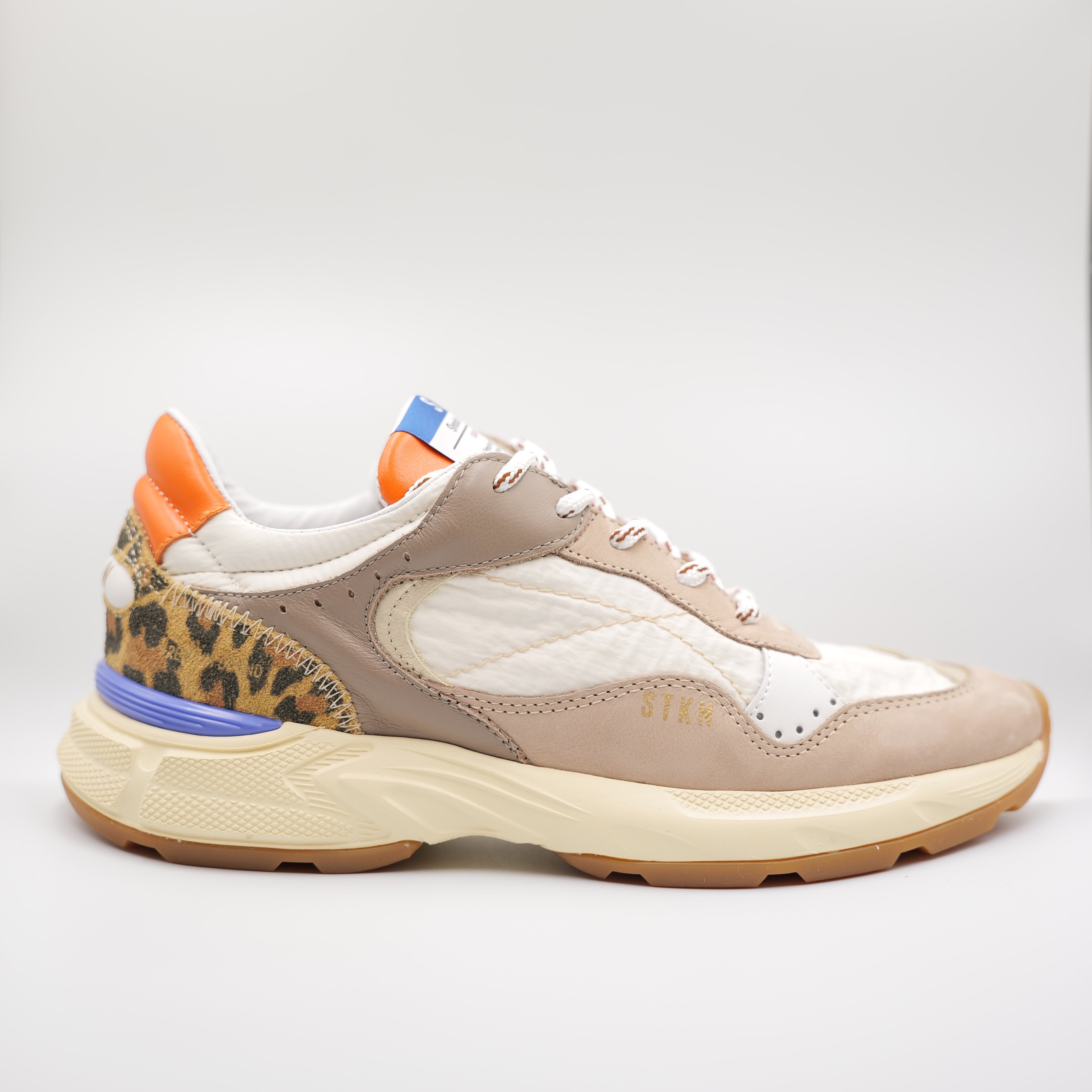 Stokton - Sneakers in pelle e tessuto