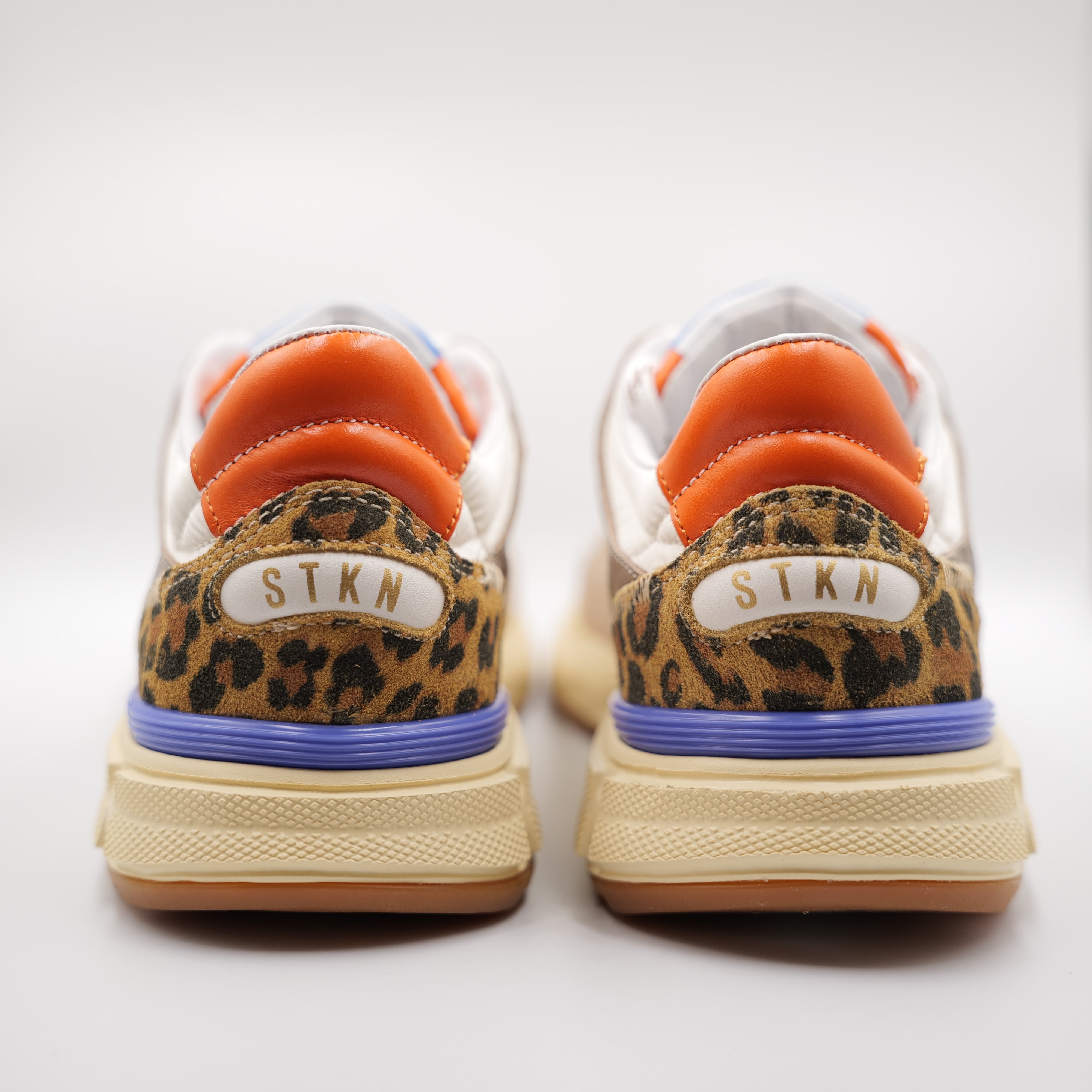 Stokton - Sneakers in pelle e tessuto