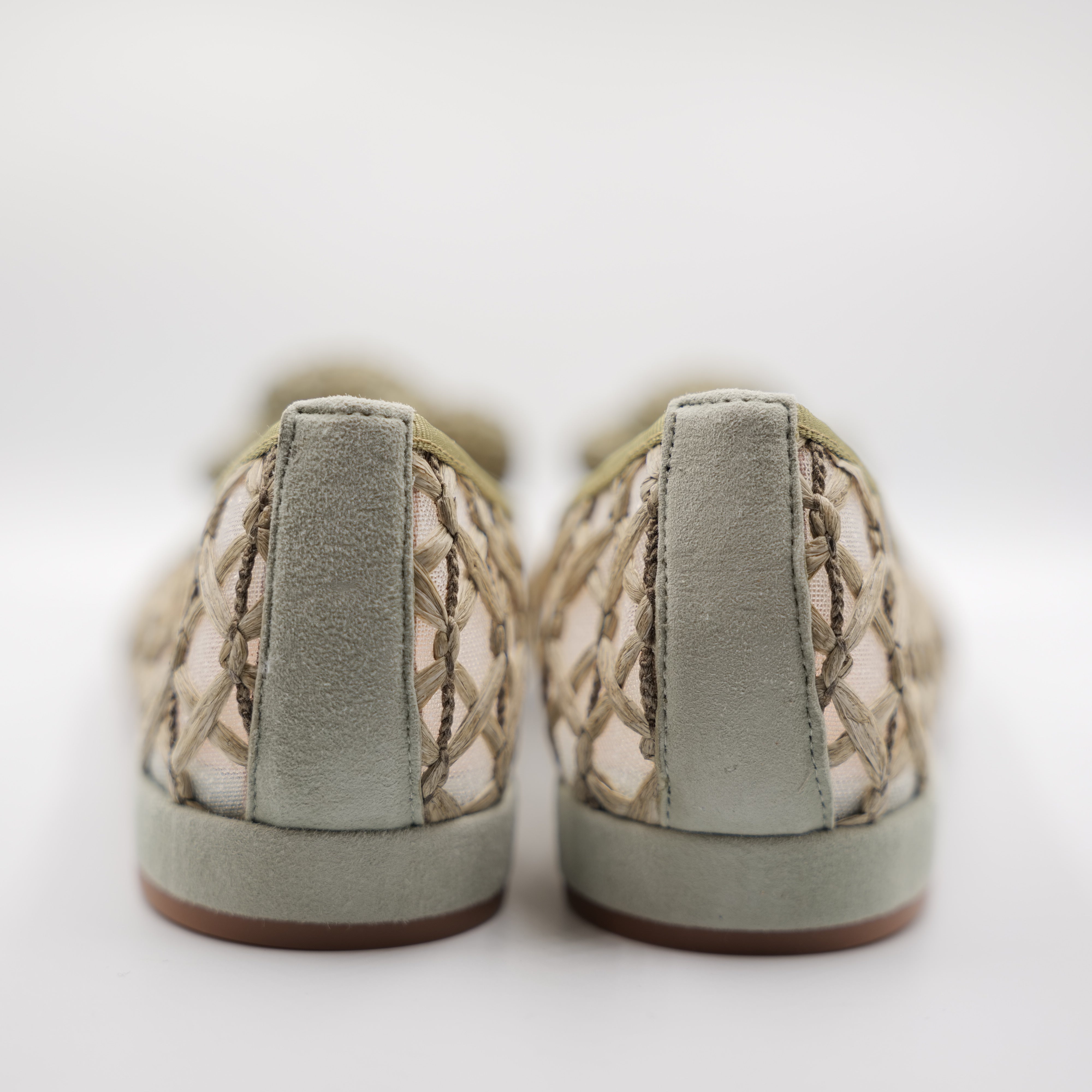 Ora - Ballerine in rafia con fiore