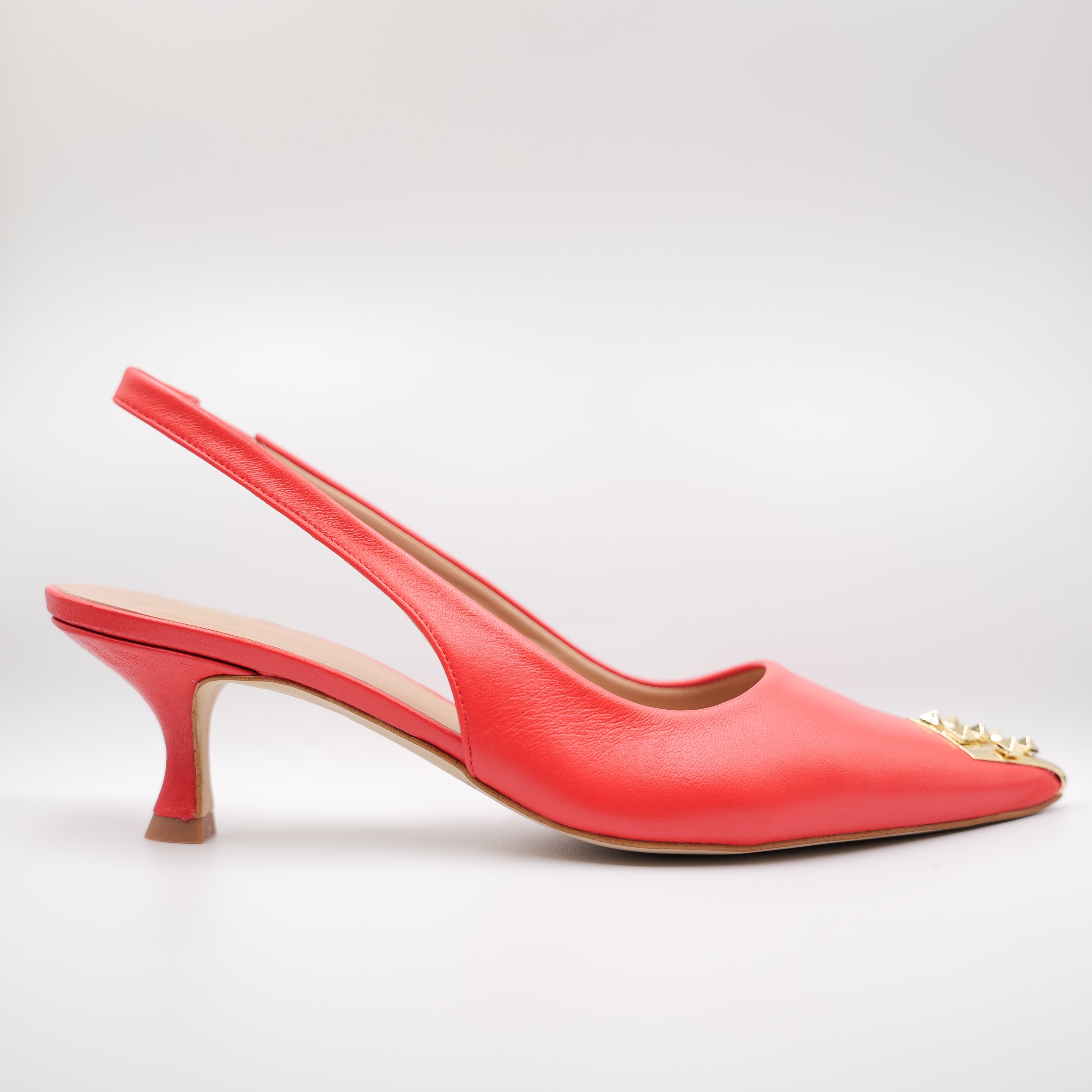 Ora - Slingback in nappa con elastico