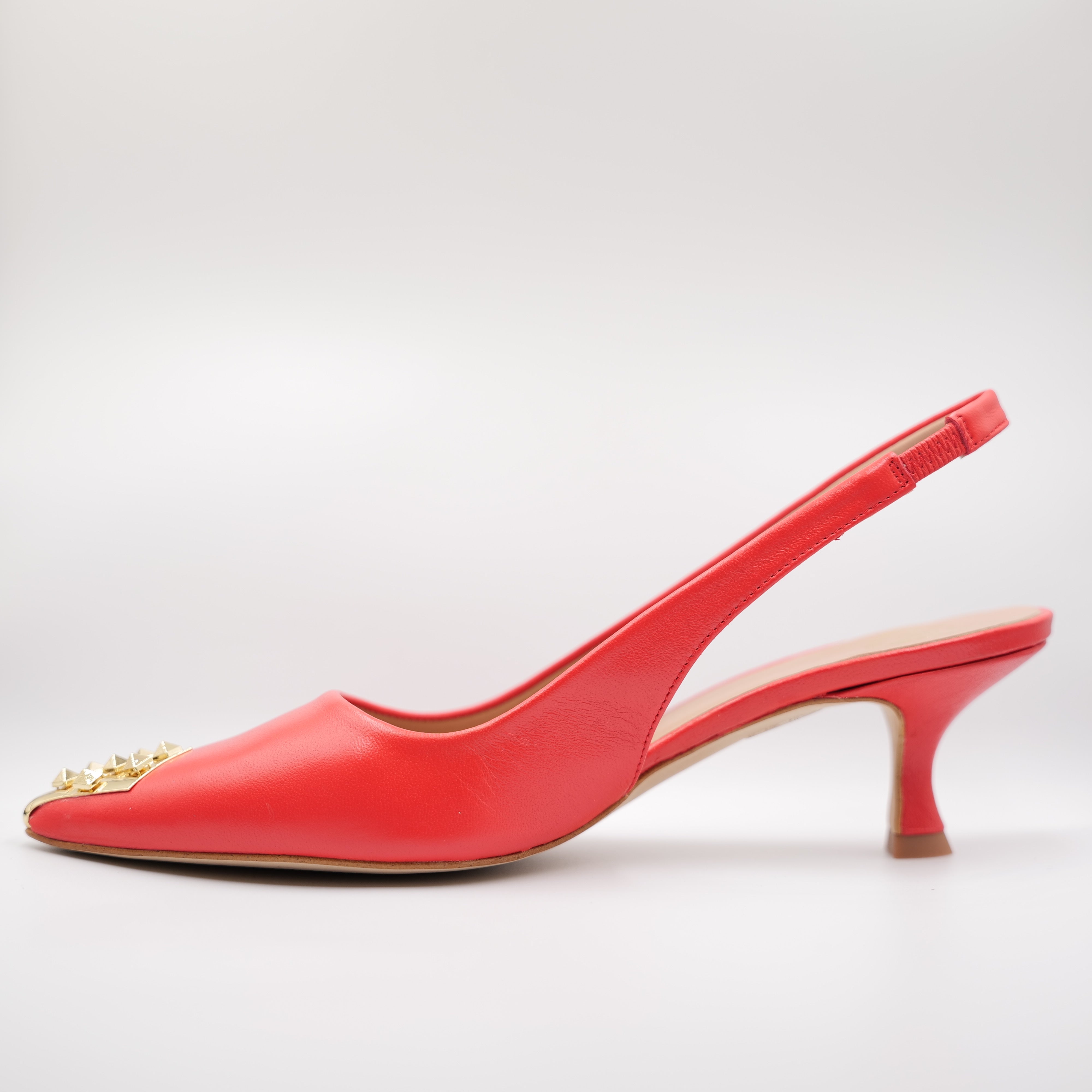 Ora - Slingback in nappa con elastico