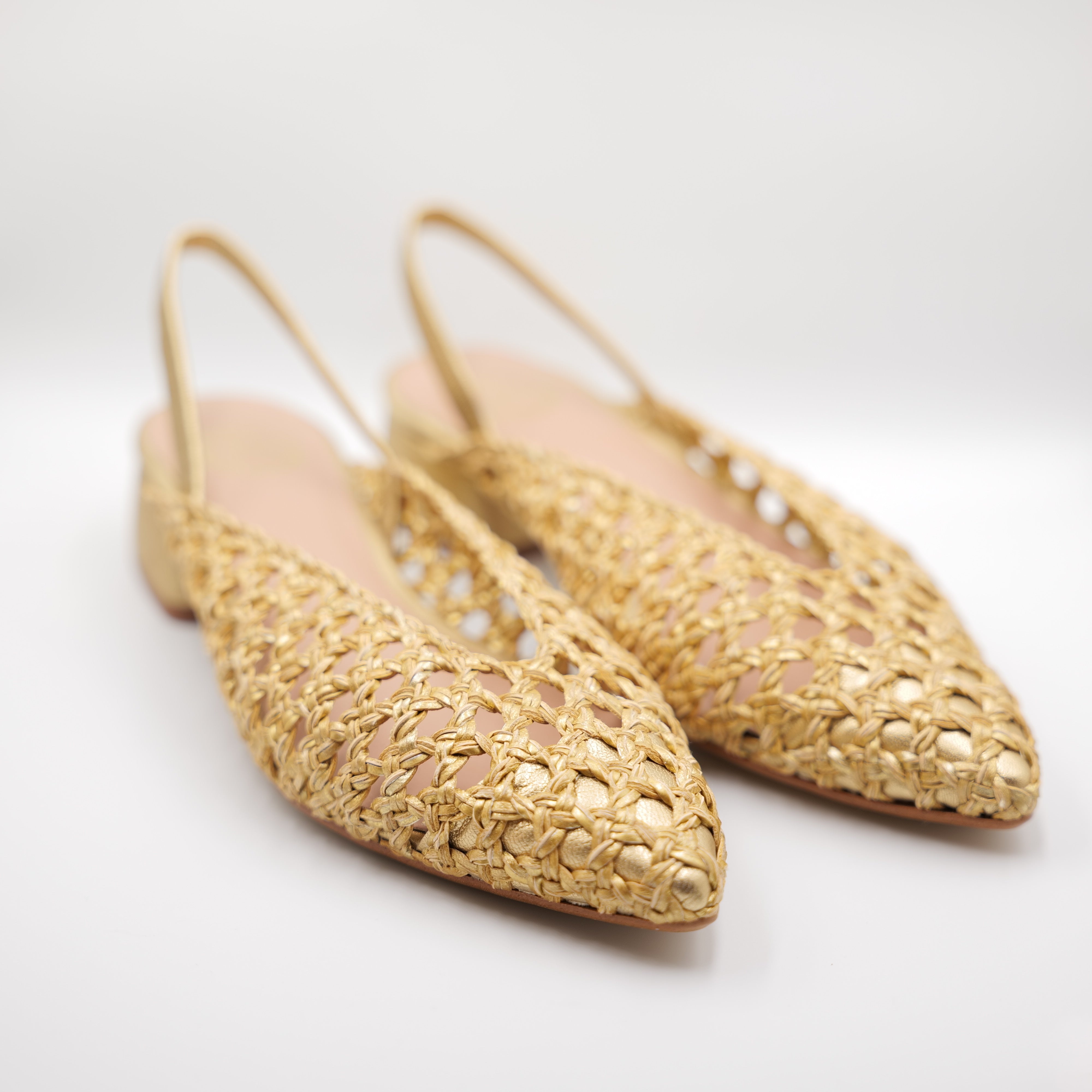 Ora - Slingback in pelle con elastico