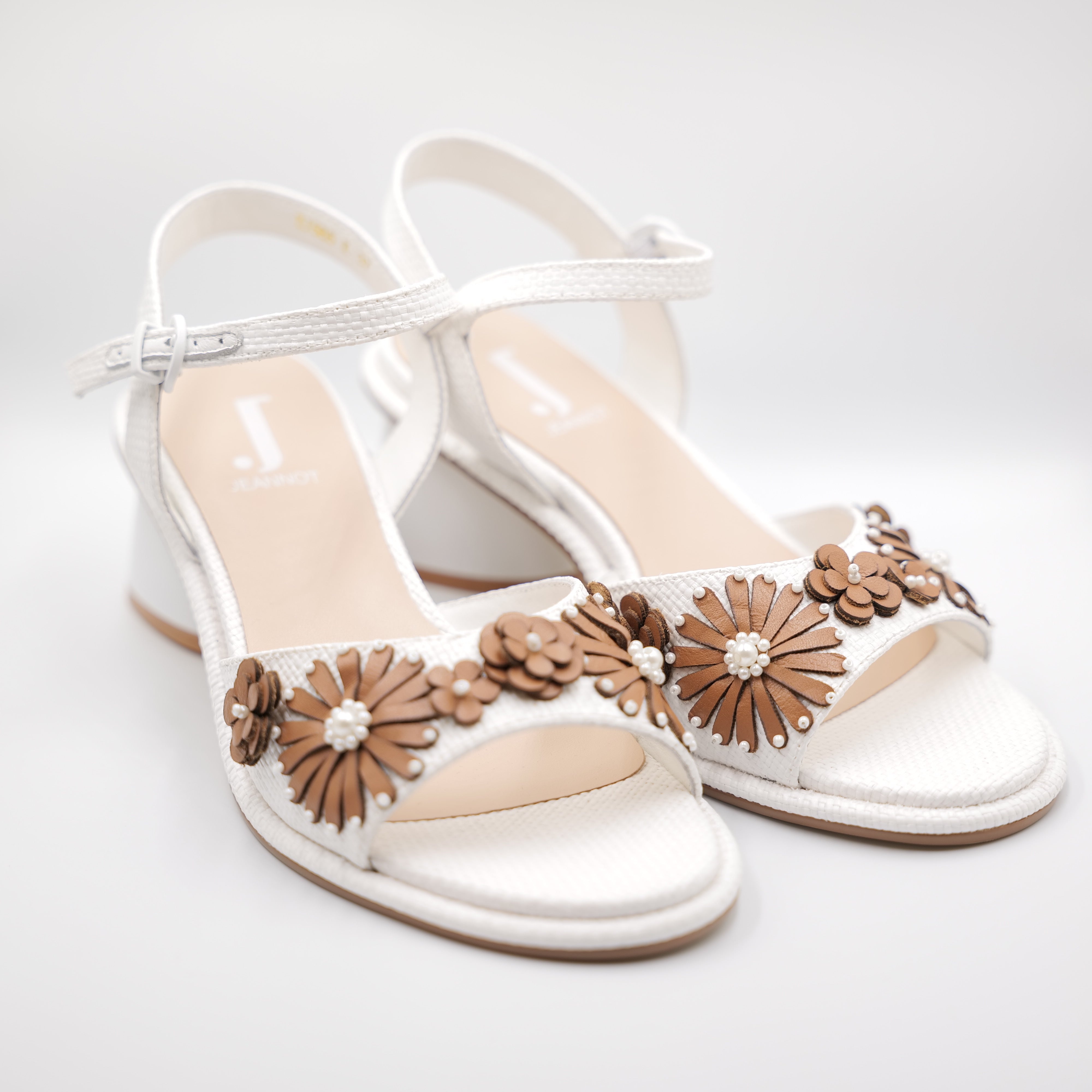 Jeannot - Sandali in rafia con cinturino