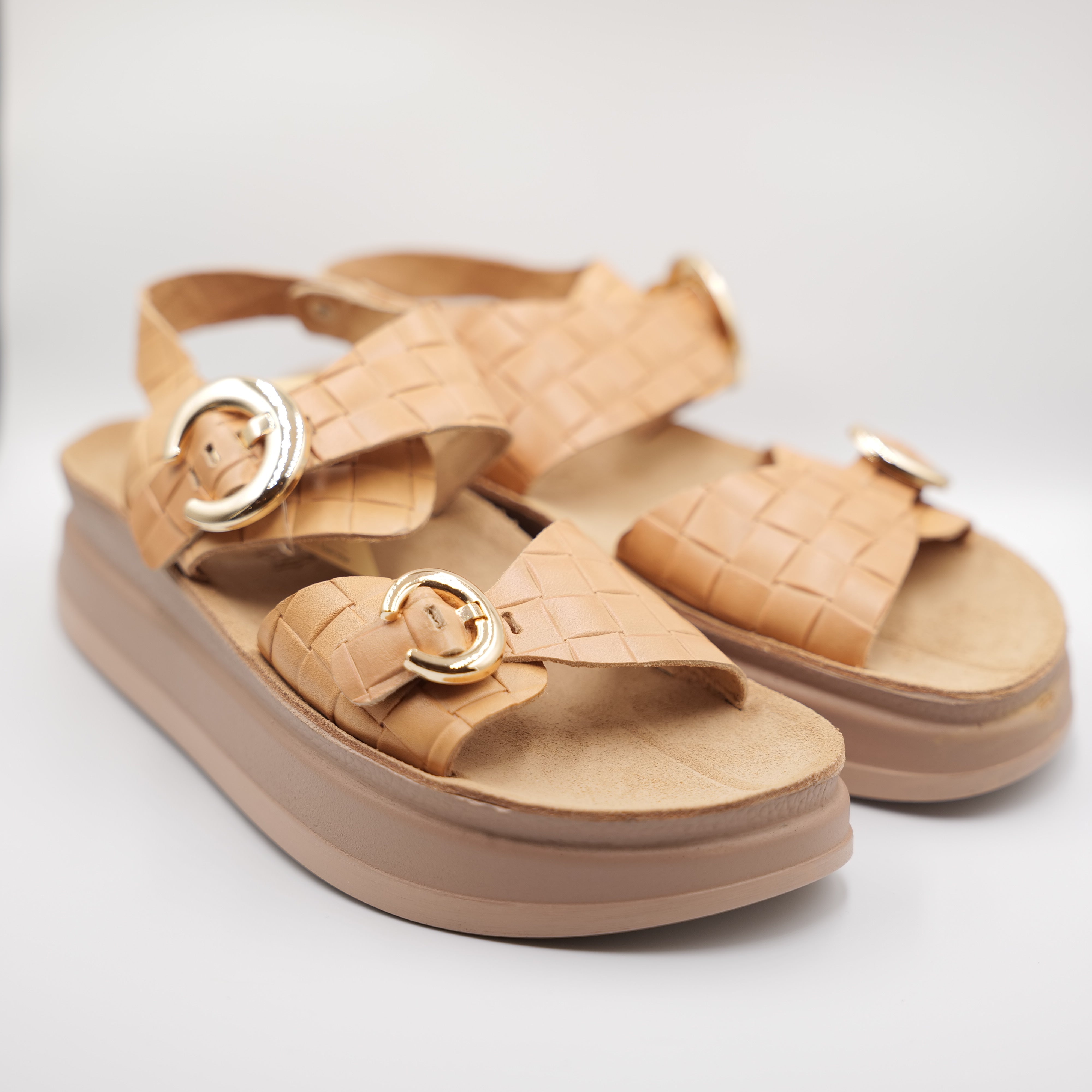 Fantasy sandals - Sandali in pelle con fibbie