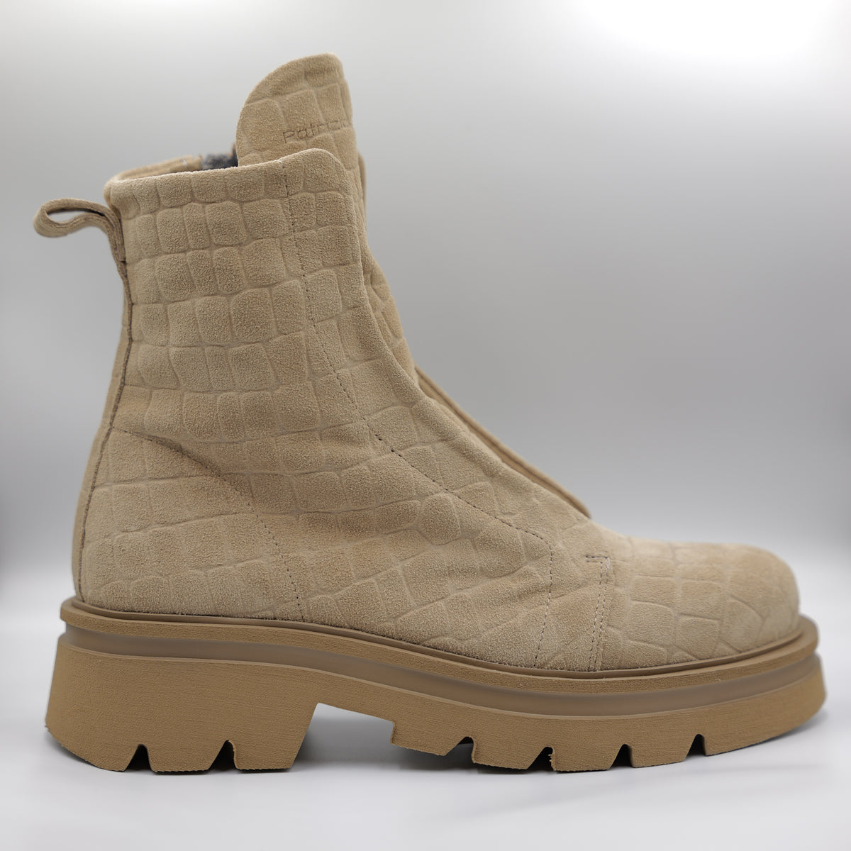 Patrizia Bonfanti - Stivaletto in camoscio Beige