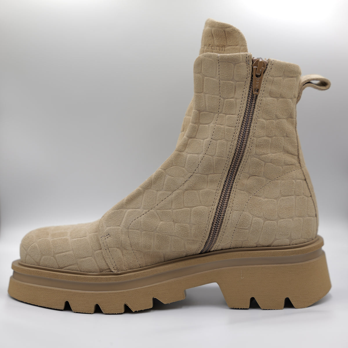 Patrizia Bonfanti - Stivaletto in camoscio Beige