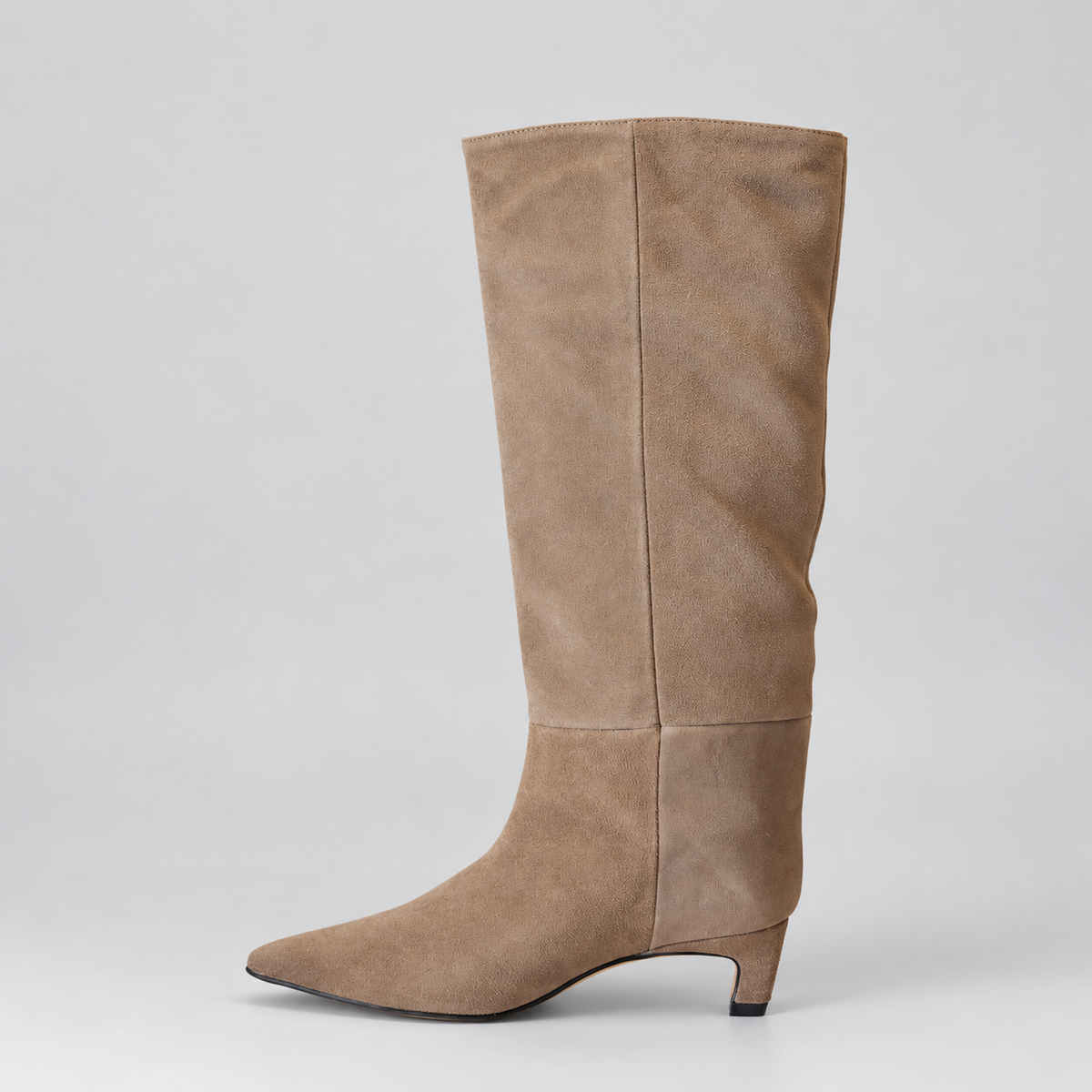 Angel Alarcon -Stivale in camoscio beige