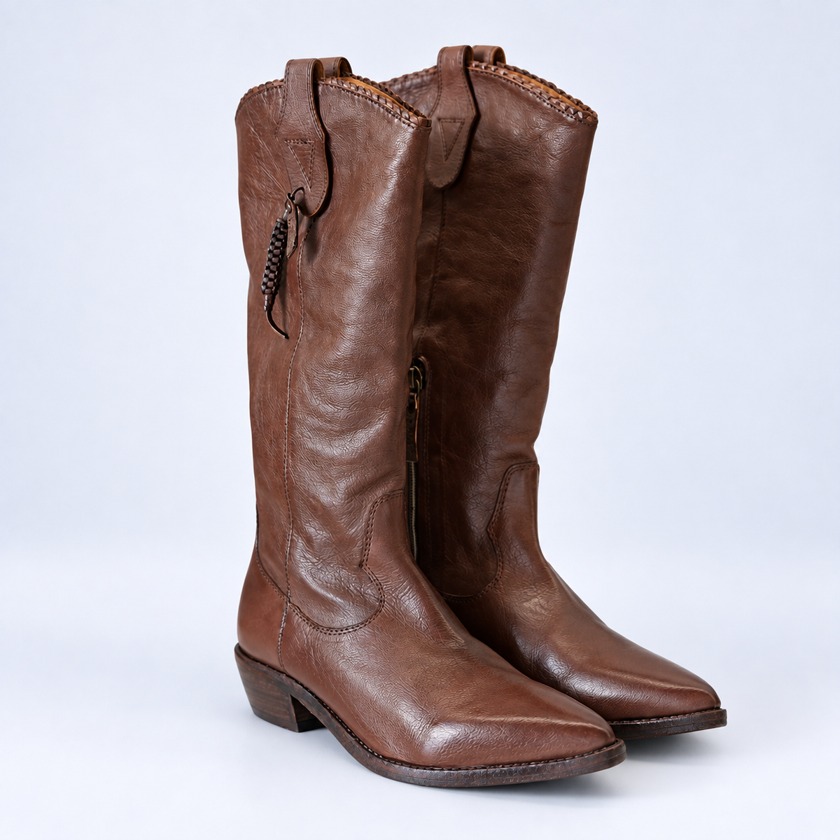 Zolfo - Texani in Pelle Marrone