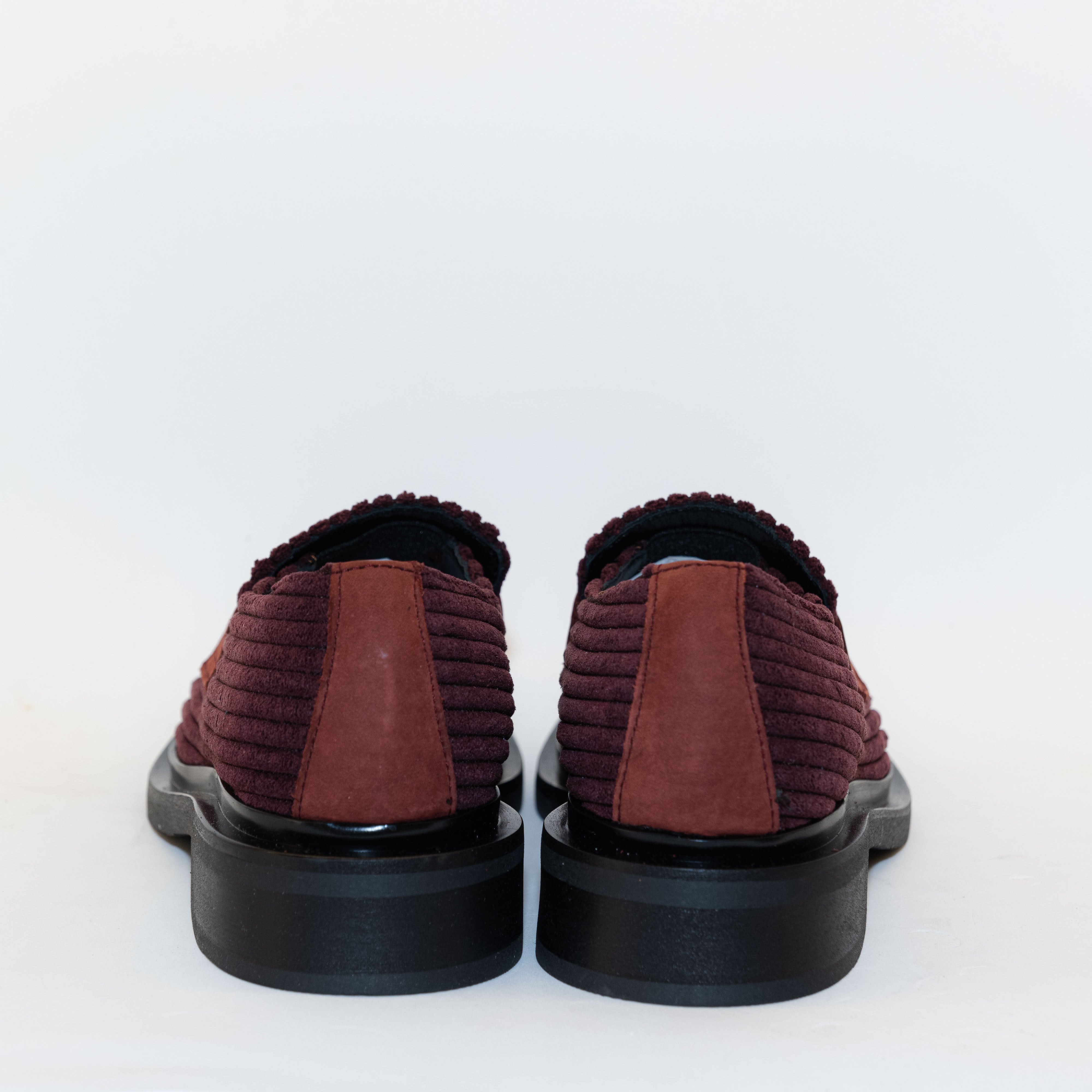 Civico quattordici - Mocassini in velluto fondo in gomma