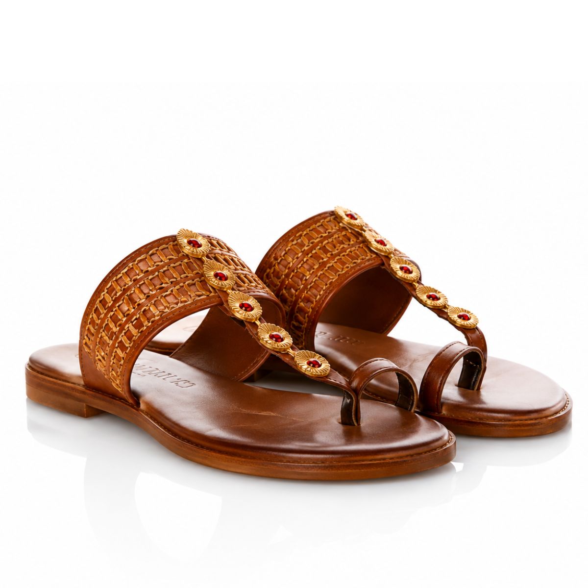 Caryatis Sonia - Sandali in pelle Brown