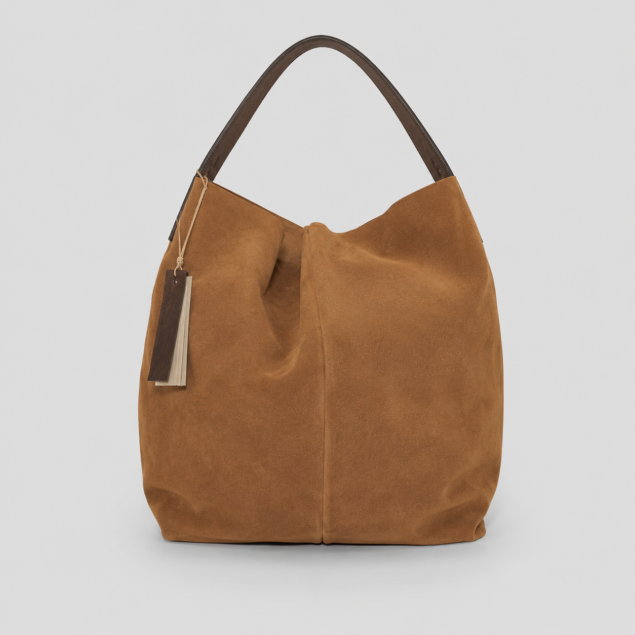 Soho Bags - Shopping Morbida in Camoscio Cuoio