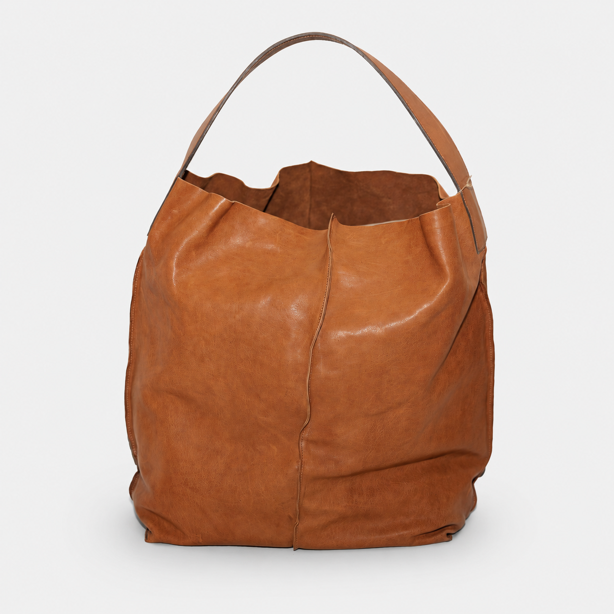 Soho Bags - Shopping Bag in Pelle Cuoio