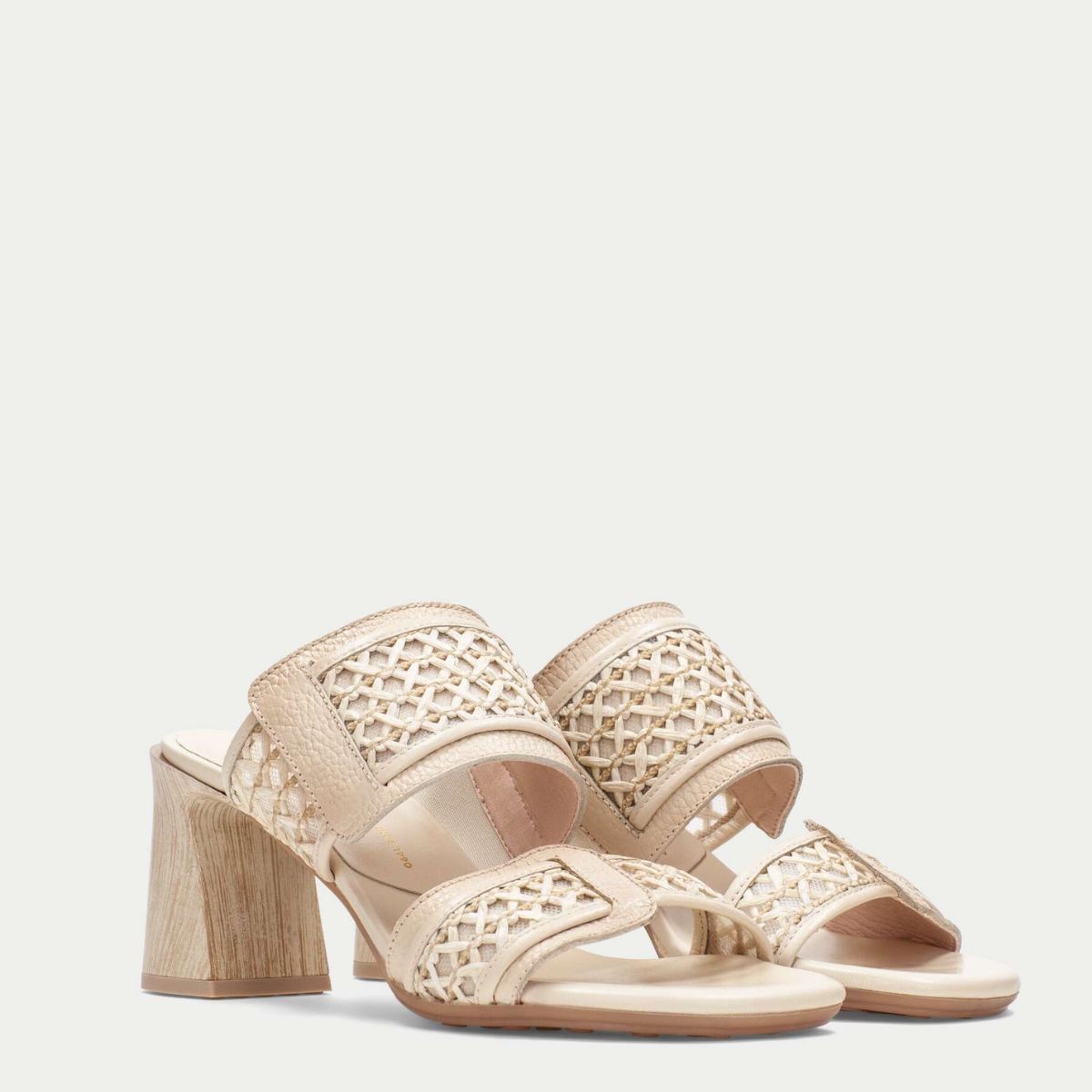 Hispanitas - Scalzato in pelle e rafia