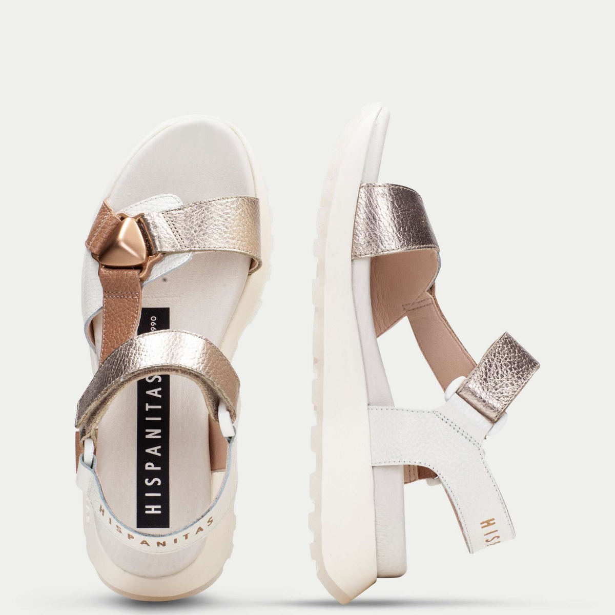 Hispanitas - Sandalo in pelle con strappo