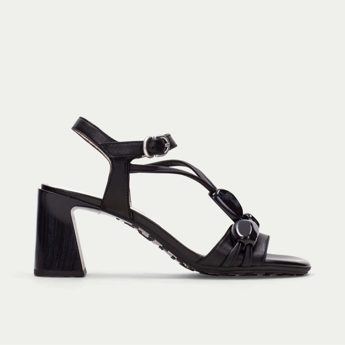 Hispanitas - Sandalo in pelle con pietre