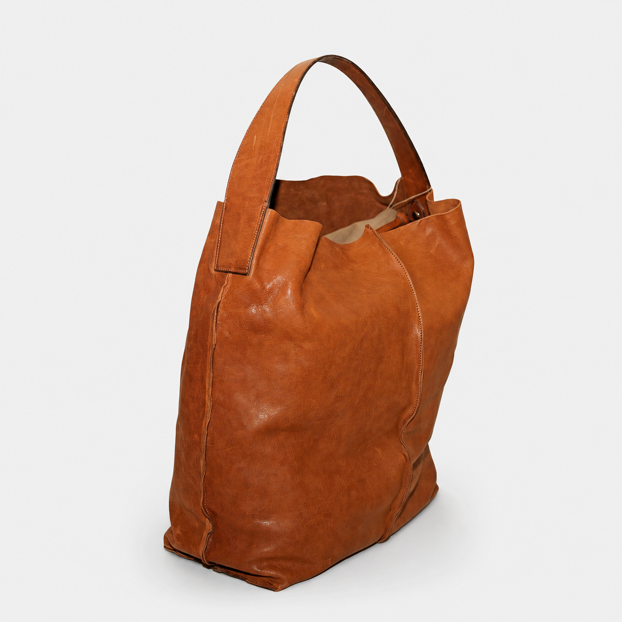 Soho Bags - Shopping Bag in Pelle Cuoio