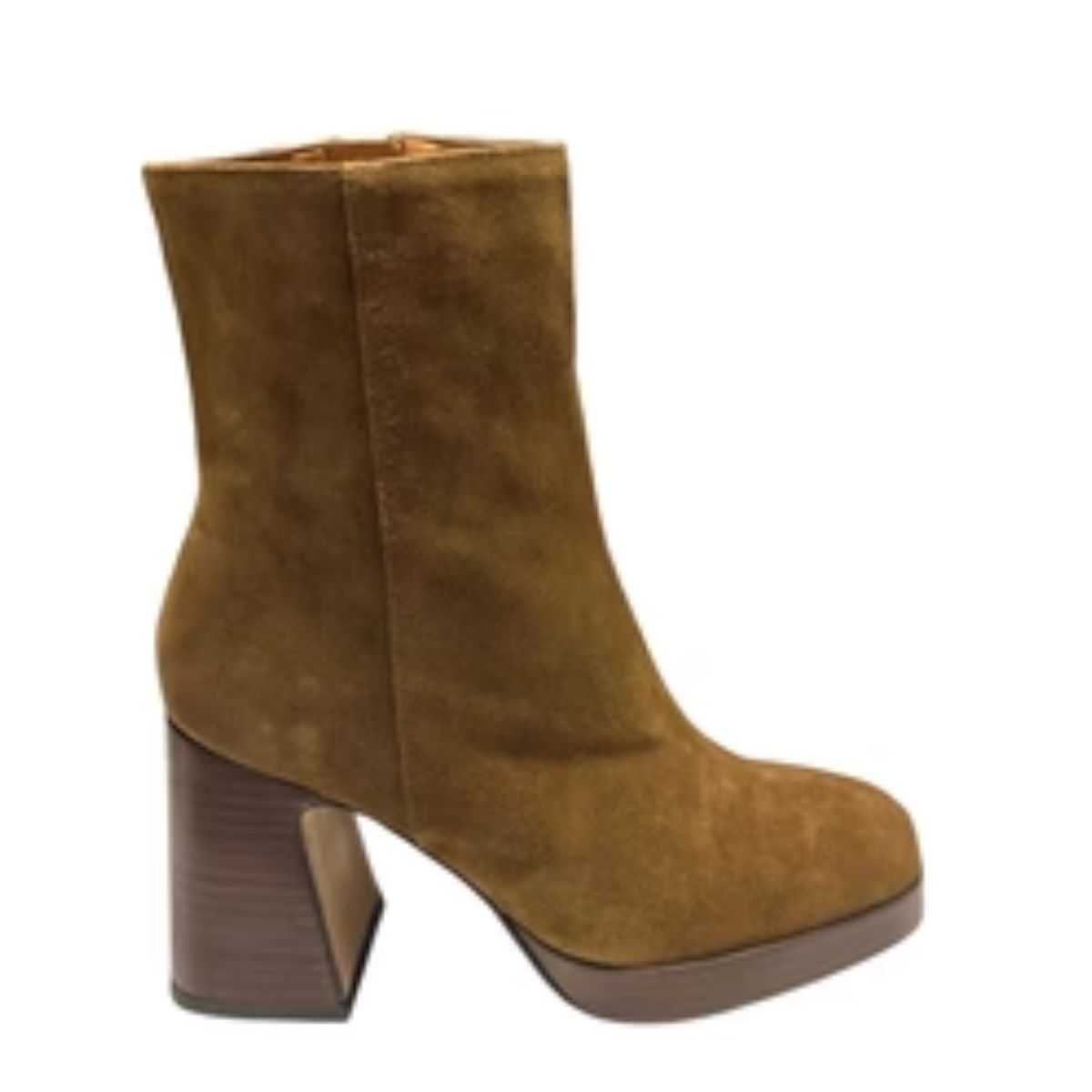 Angel Alarcon - Tronchetti in camoscio con plateau