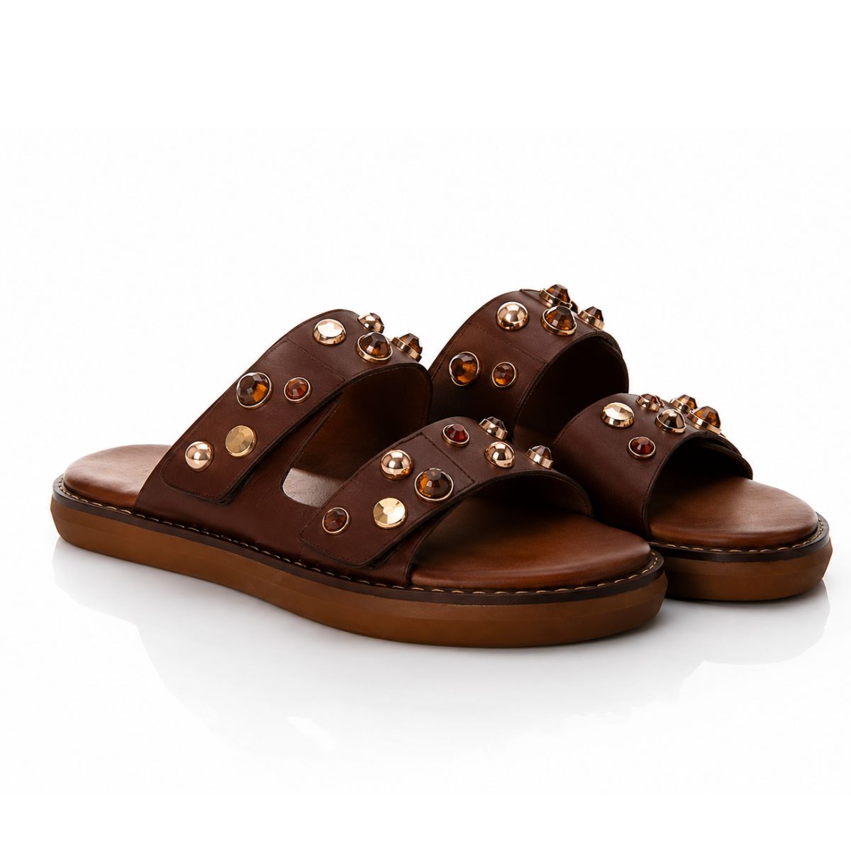 Caryatis Sofia - Sandali in pelle Brown