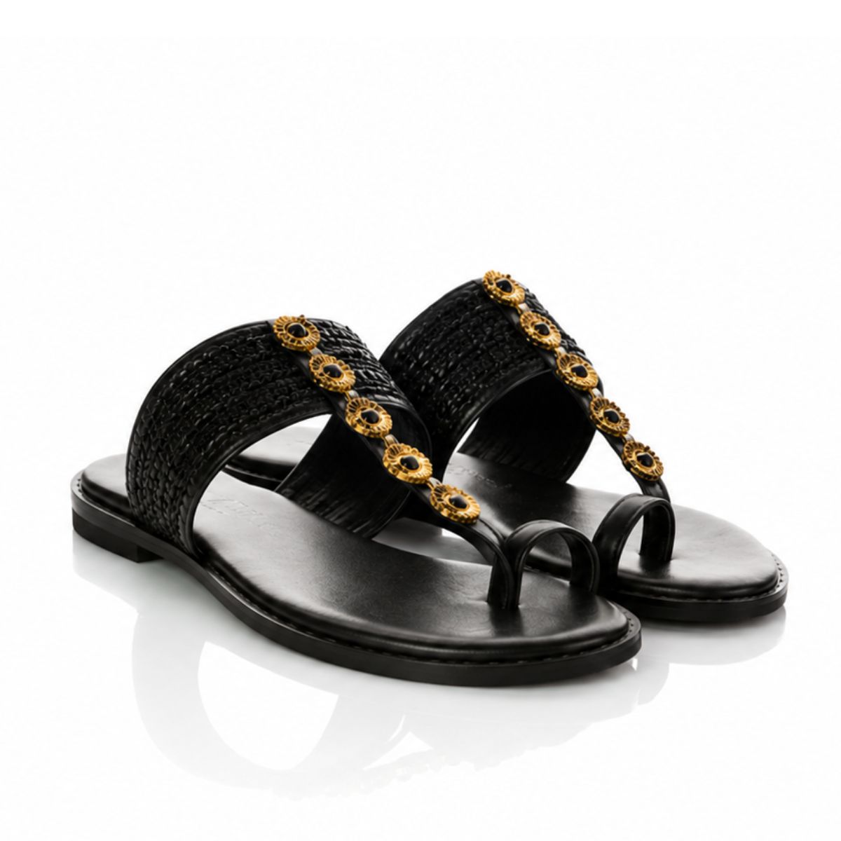 Caryatis Sonia - Sandali in pelle Black