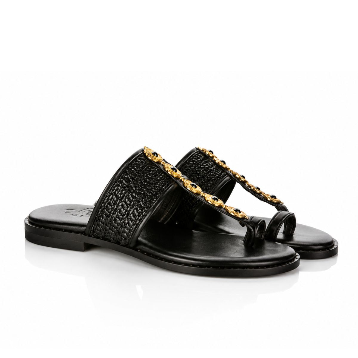 Caryatis Sonia - Sandali in pelle Black
