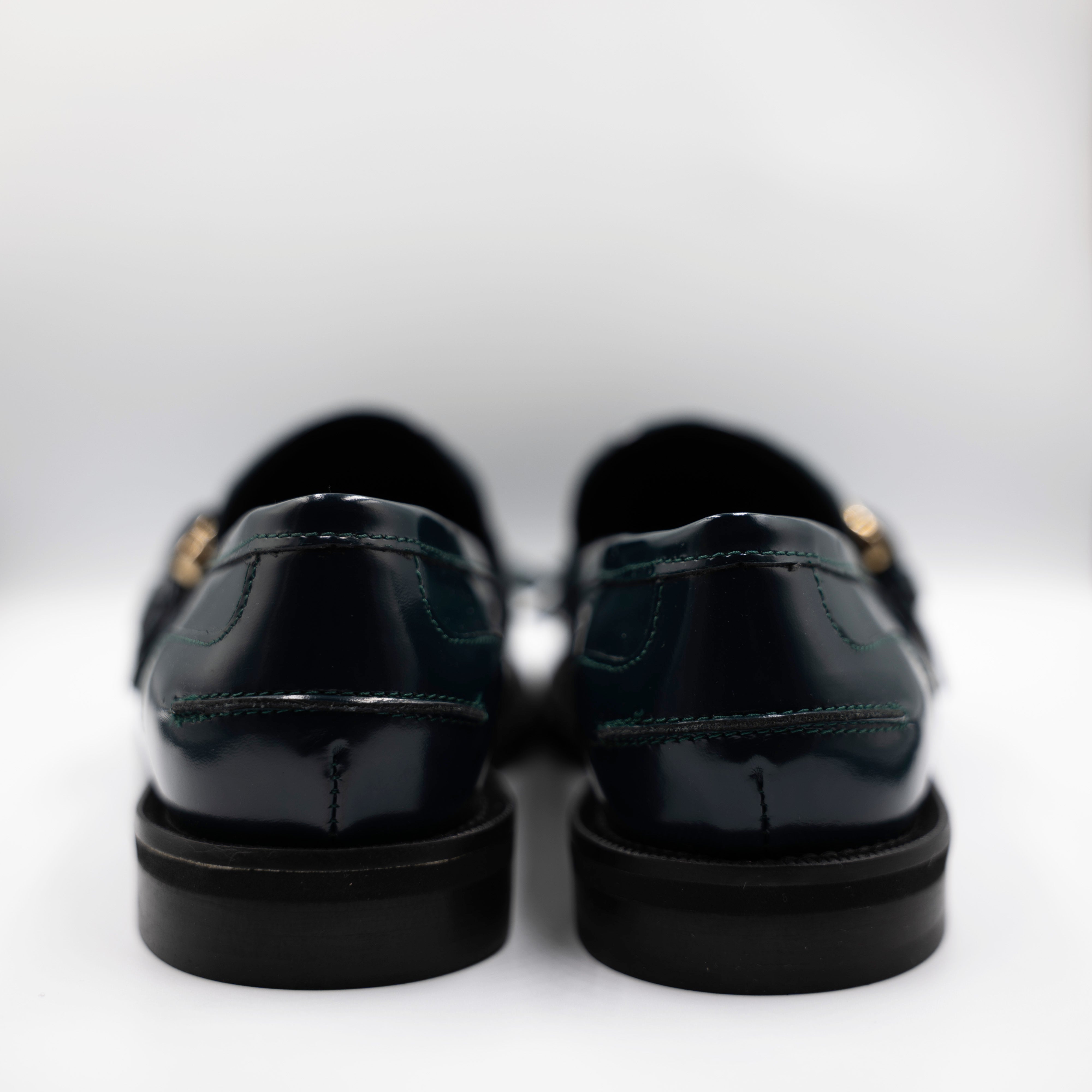 Eva Luna - Mocassini in pelle abrasivata con frange