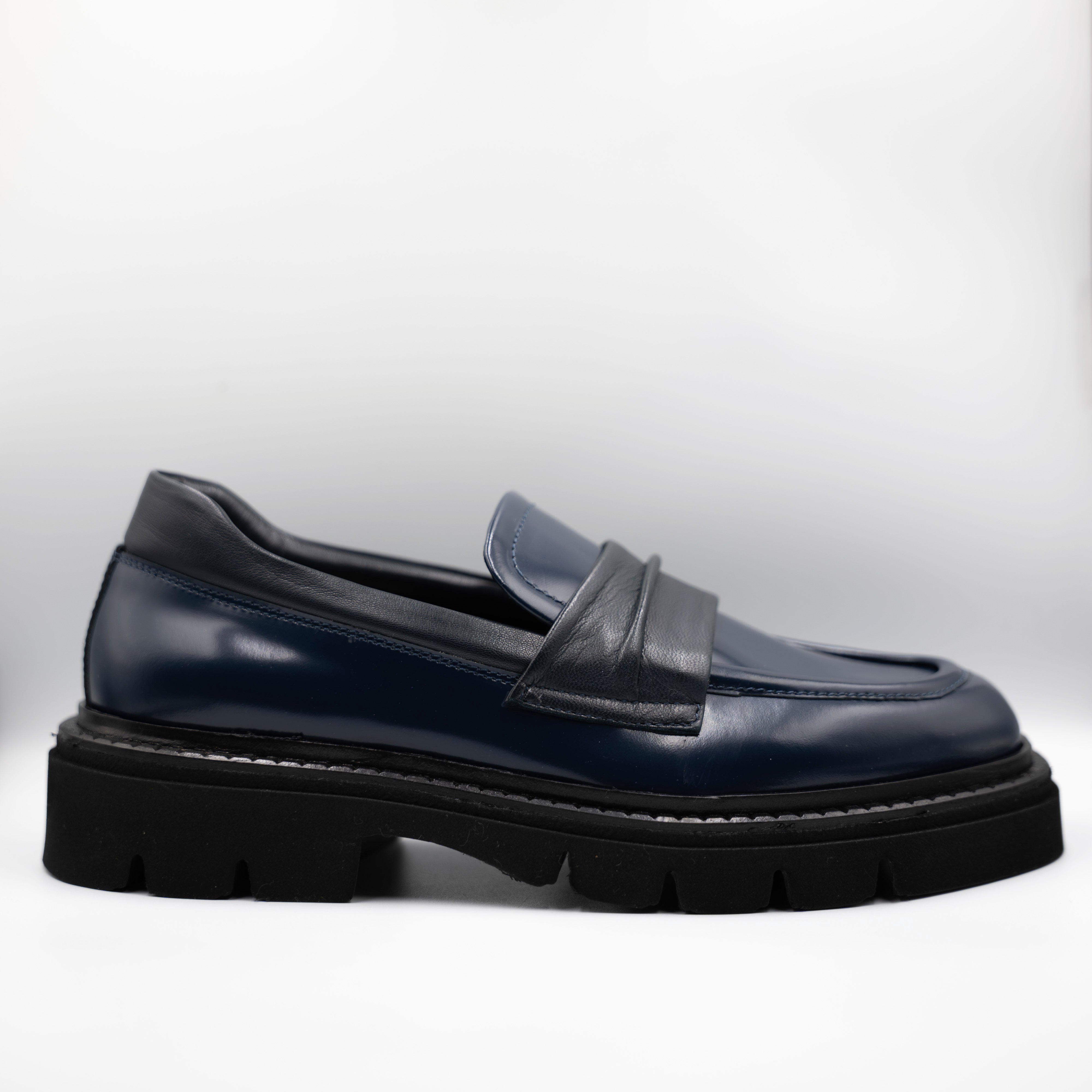 Eva Luna - Mocassini in pelle abrasivata