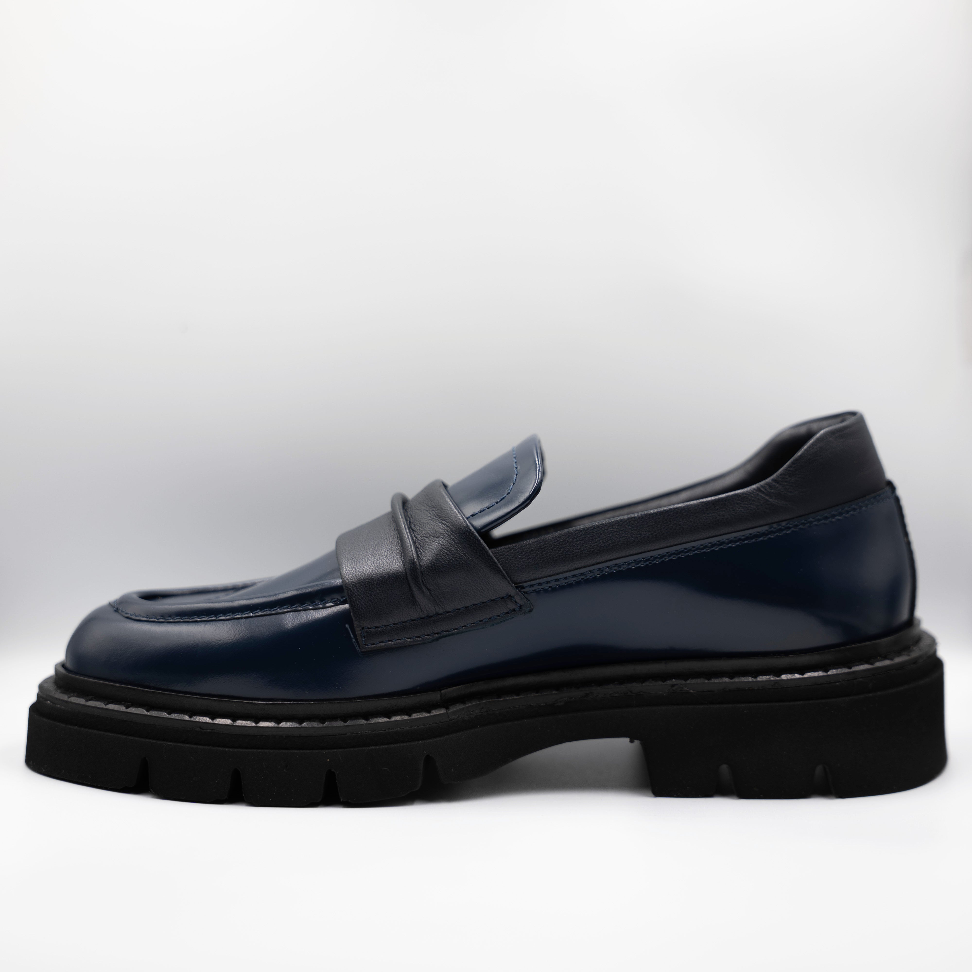 Eva Luna - Mocassini in pelle abrasivata