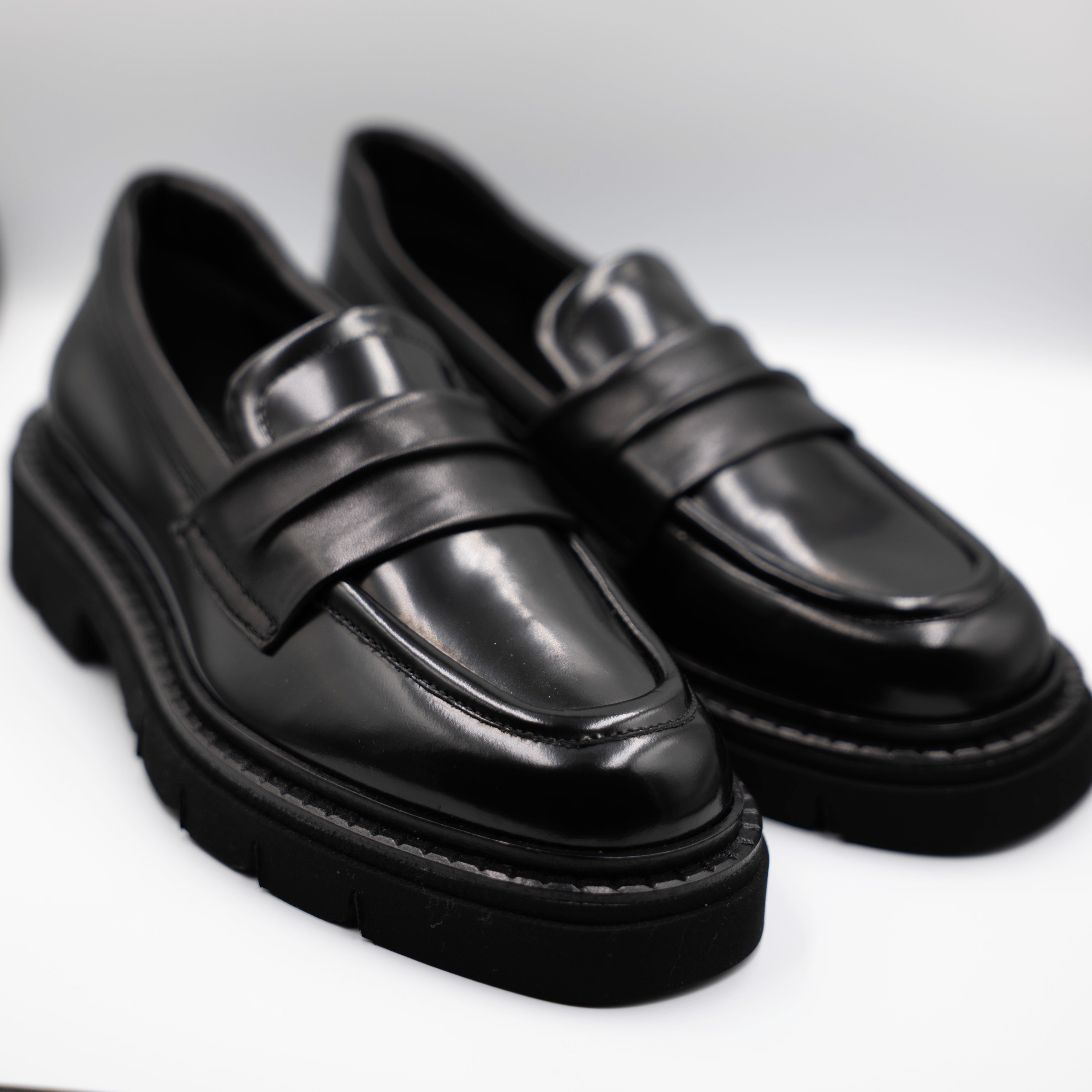 Eva Luna - Mocassini in pelle abrasivata