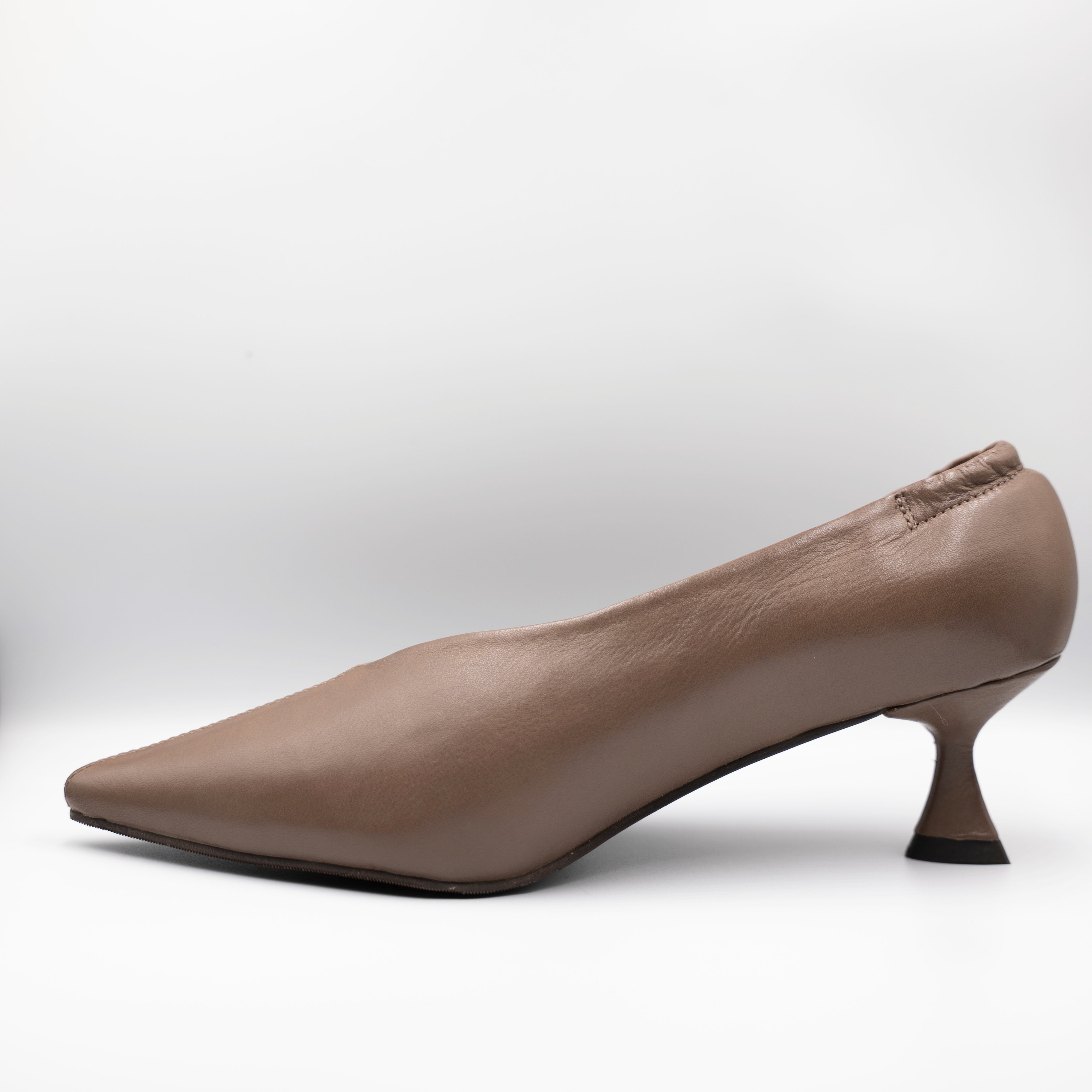 La Vitrina - Dècolletè in pelle con elastico