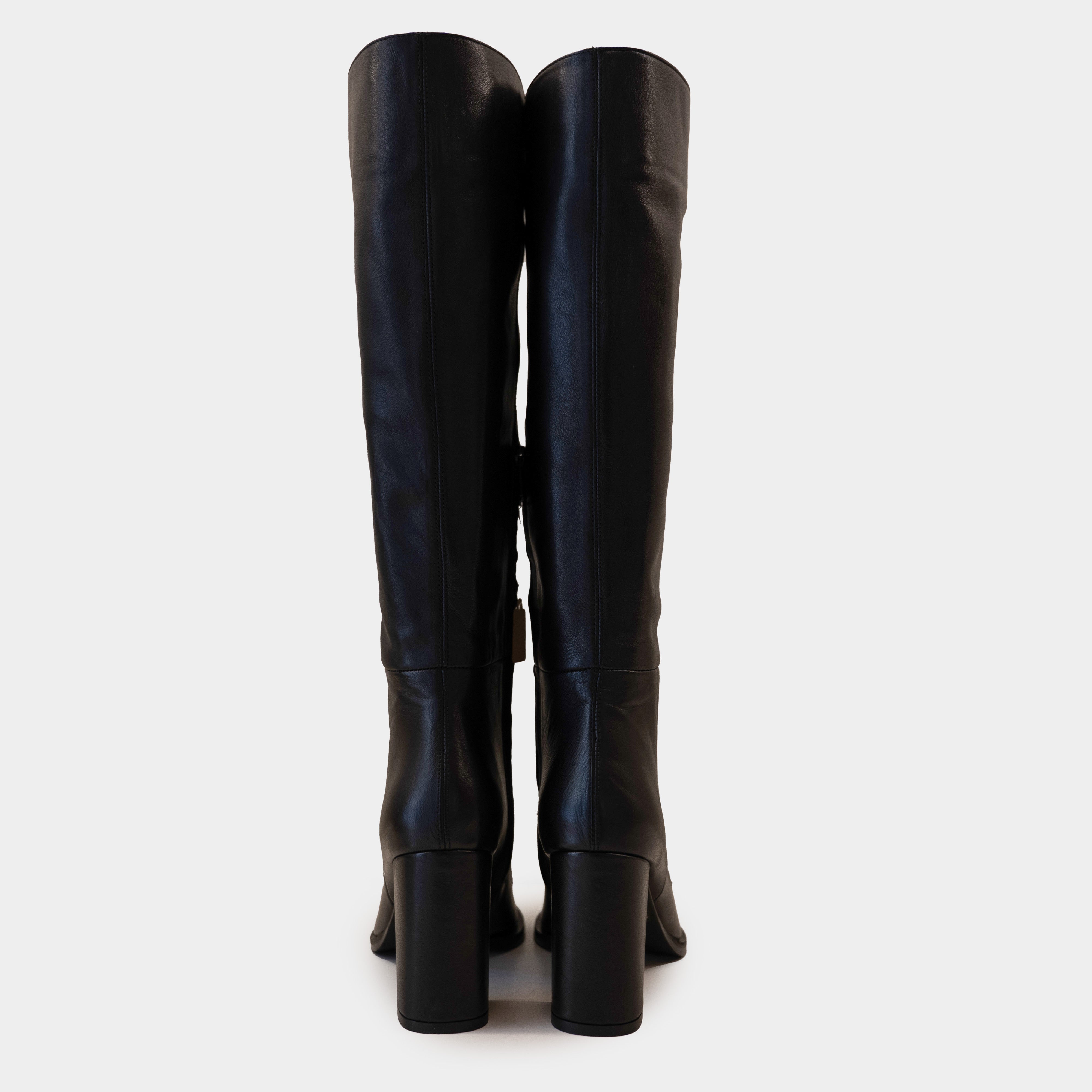 Albano - Stivali in pelle con mezza zip