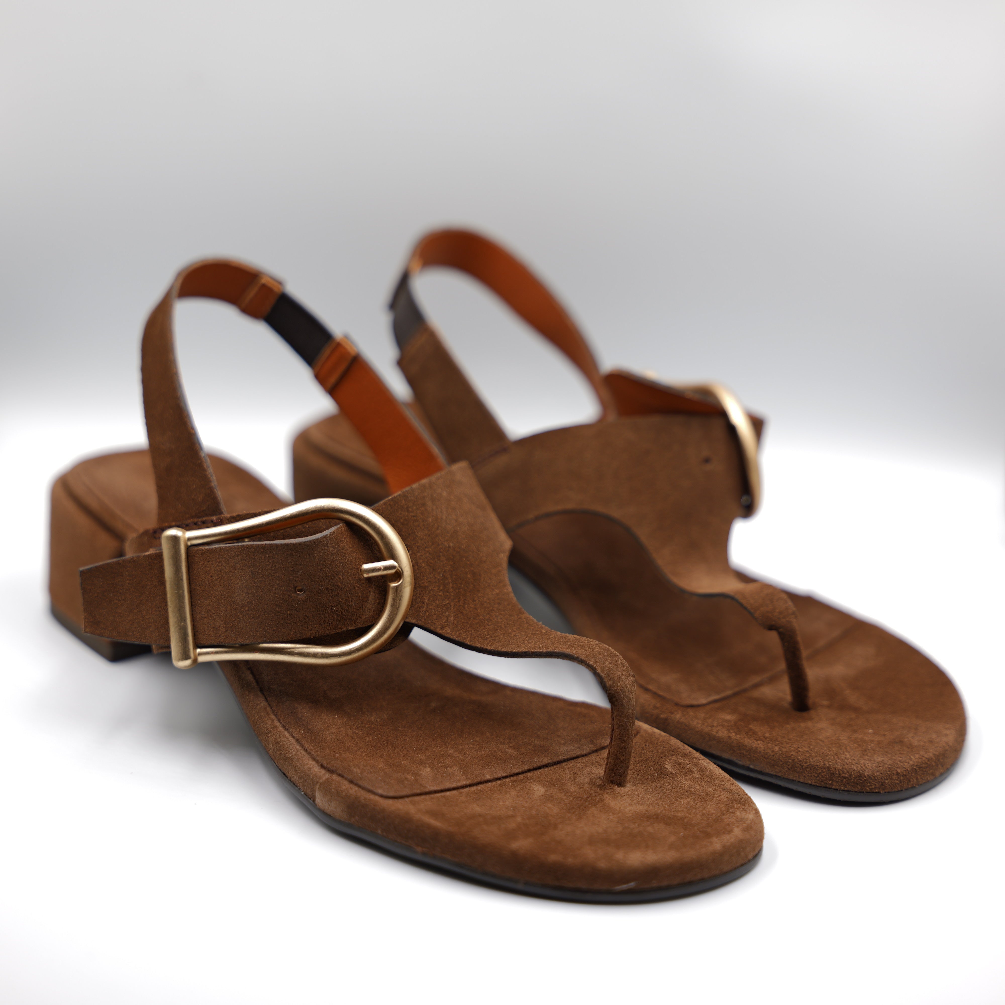 Angel Alarcon - Infradito in camoscio con elastico