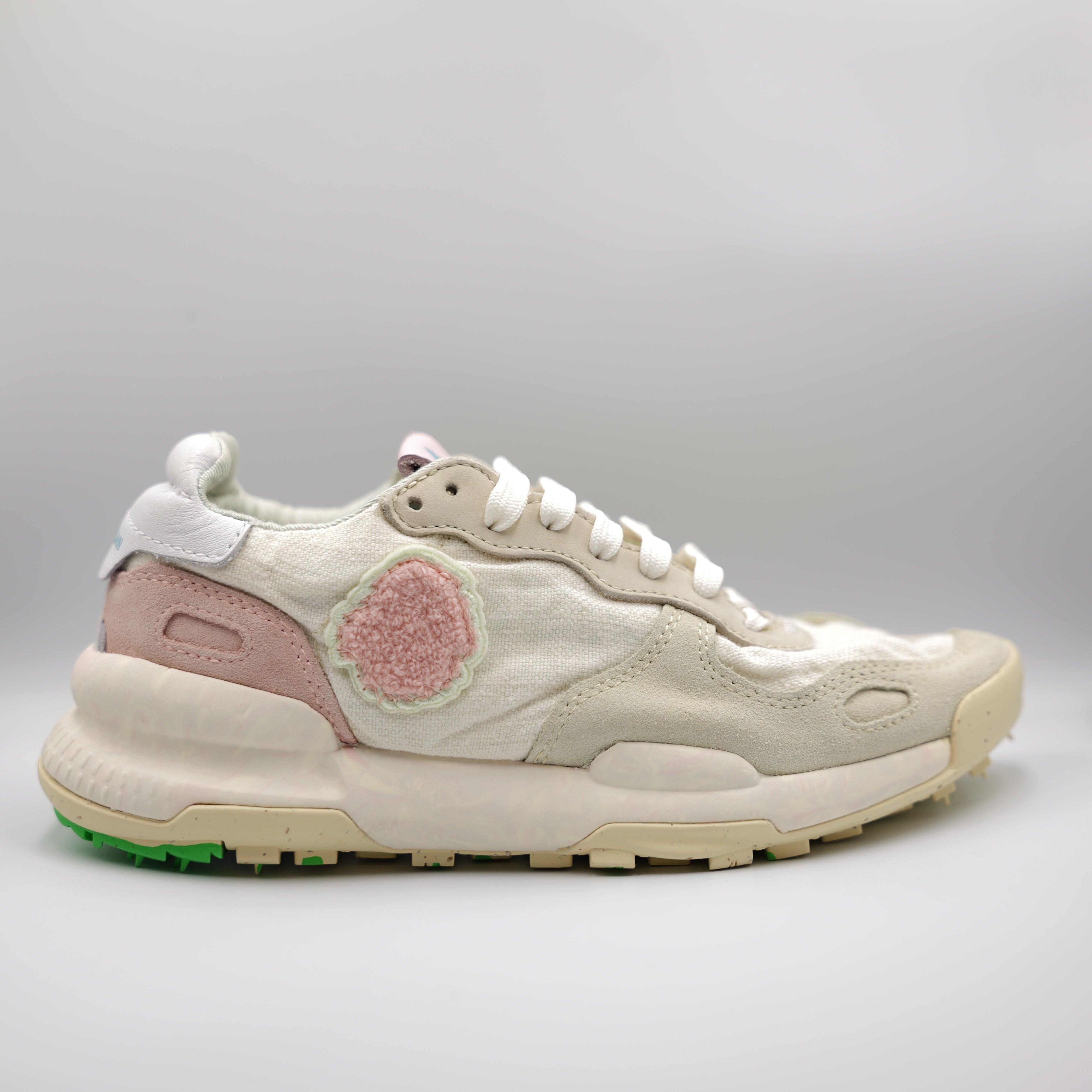 Satorisan - Sneakers in camoscio e tessuto