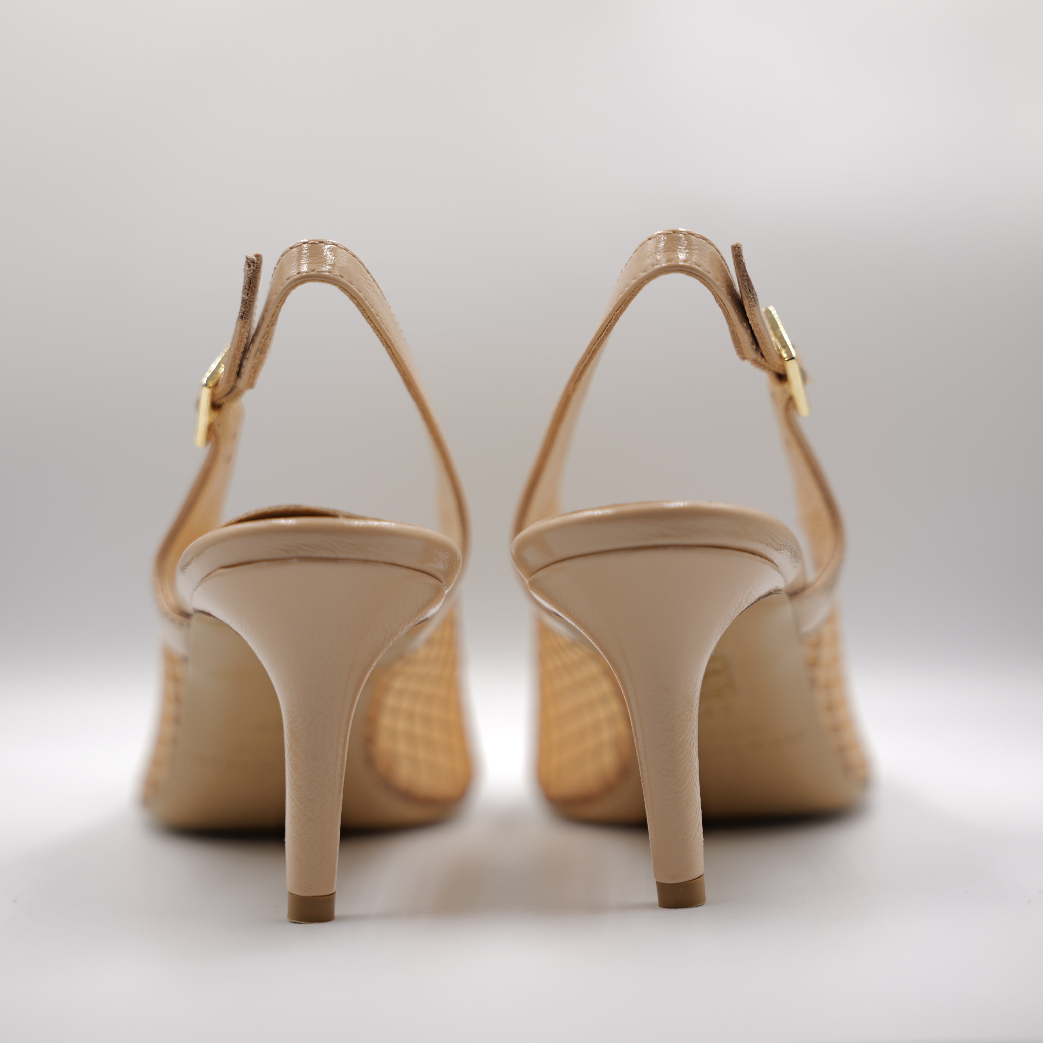 Fabio Rusconi - Slingback in vernice e rete