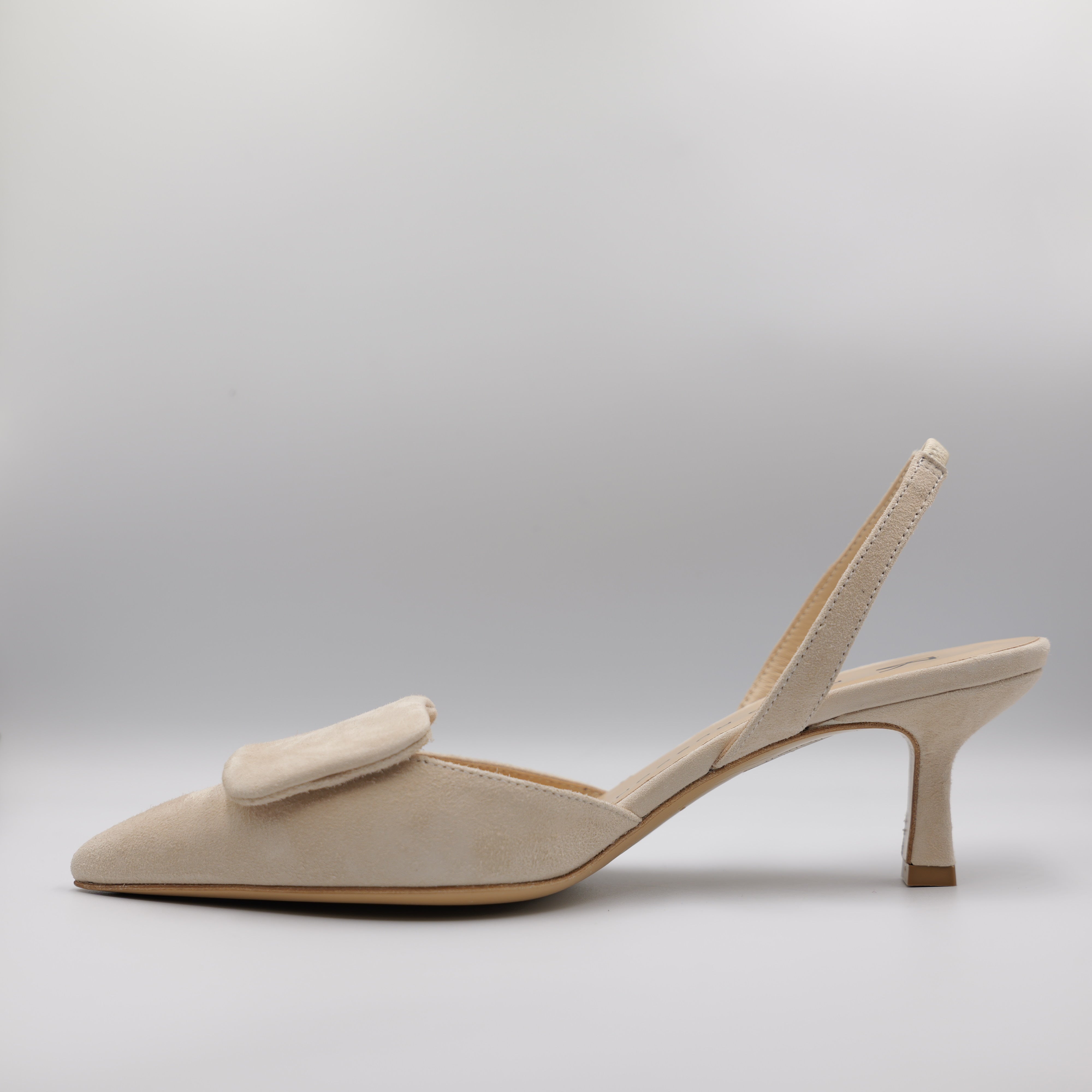 Fabio Rusconi - slingback in camoscio con elastico