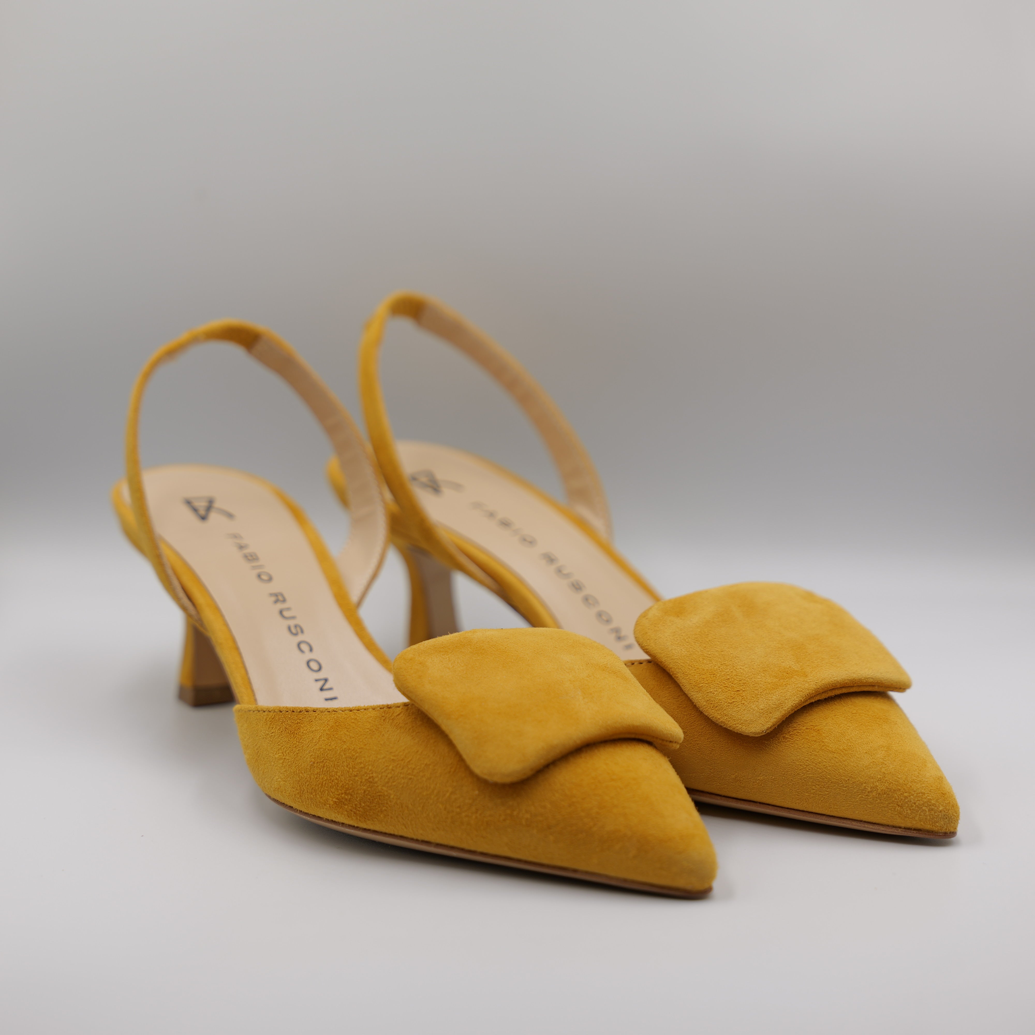 Fabio Rusconi - Slingback in camoscio con elastico