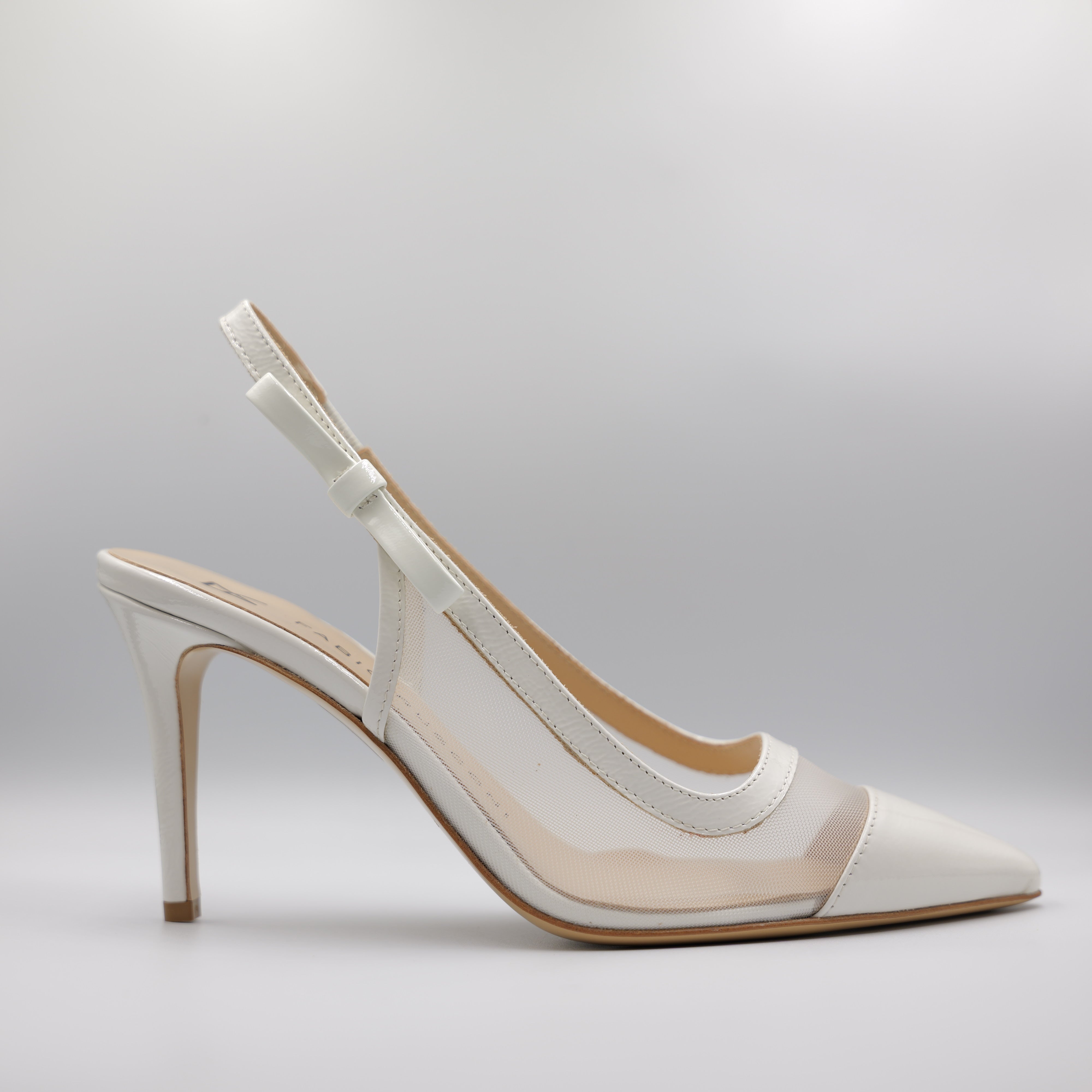 Fabio Rusconi - Slingback in vernice e rete