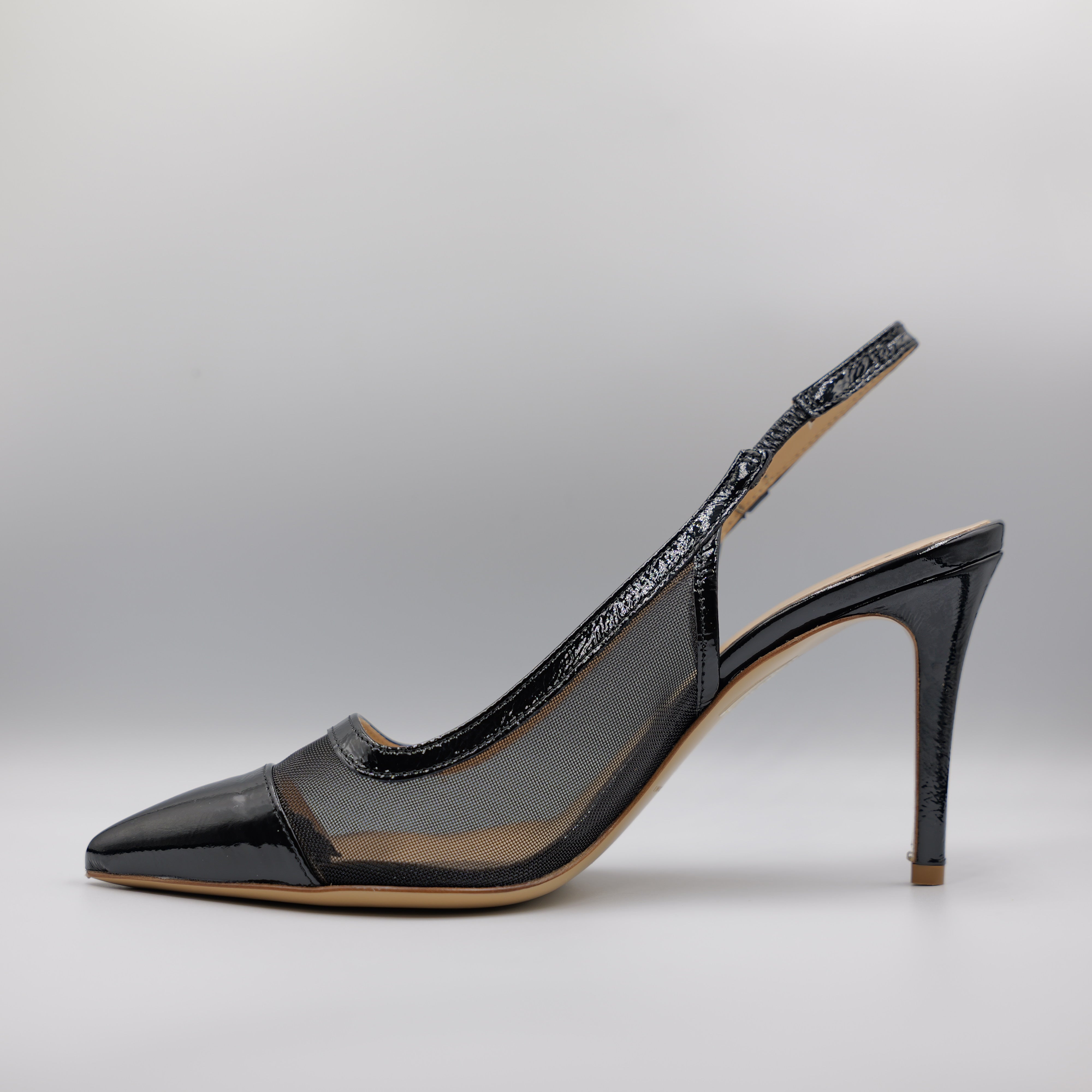 Fabio Rusconi - Slingback in vernice e reta con elastico