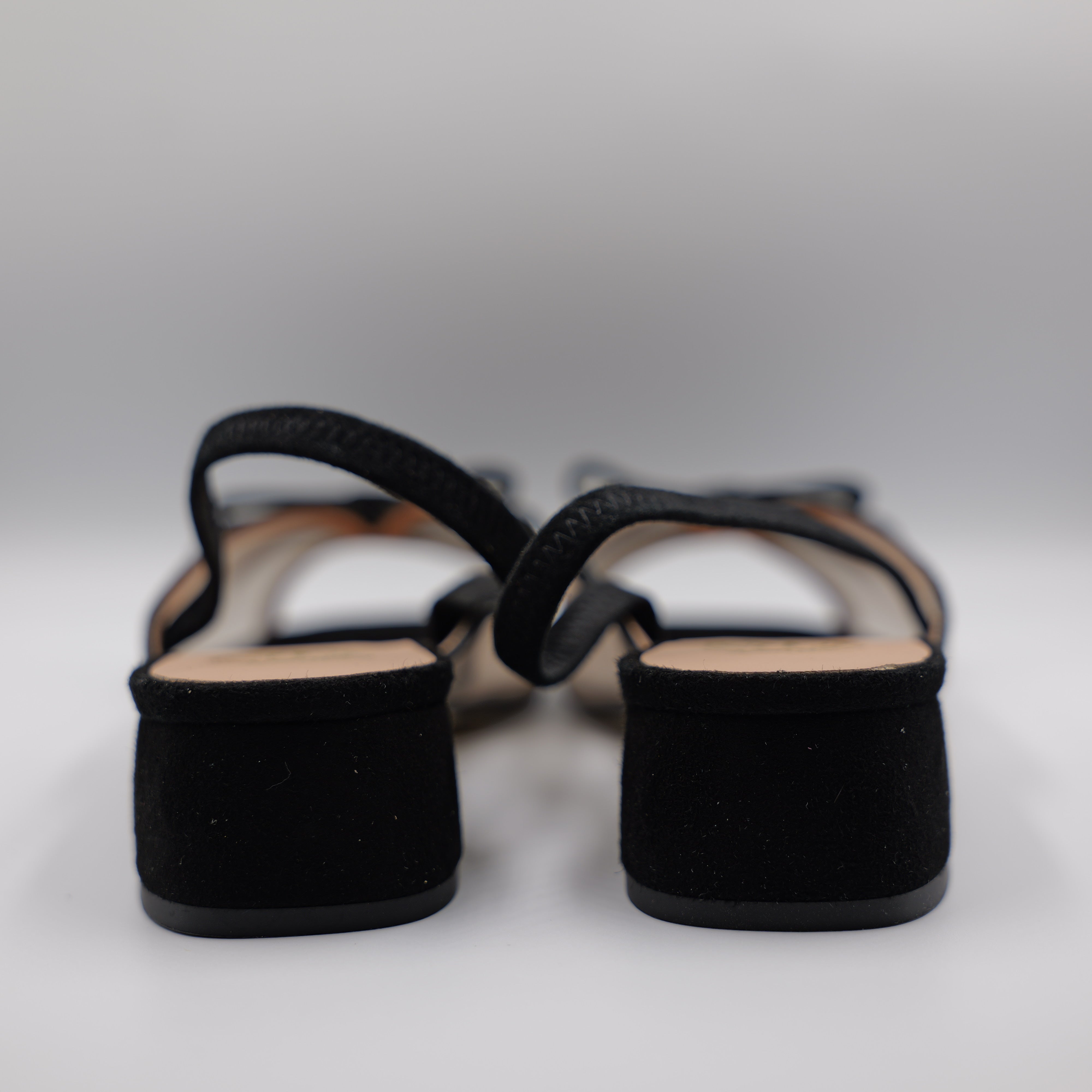 Ora - Slingback camoscio e rete