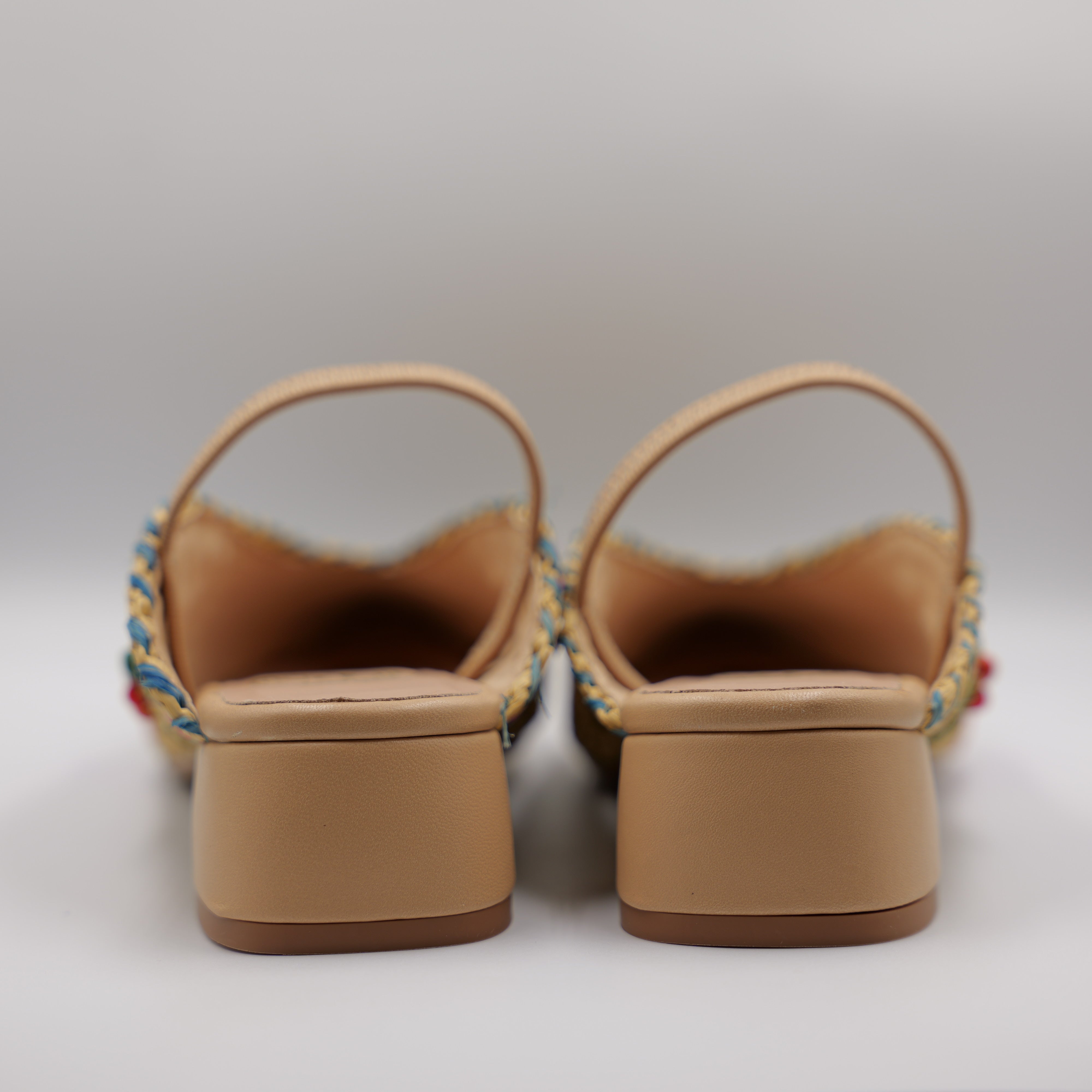 Ora - Slingback in rafia con elastico