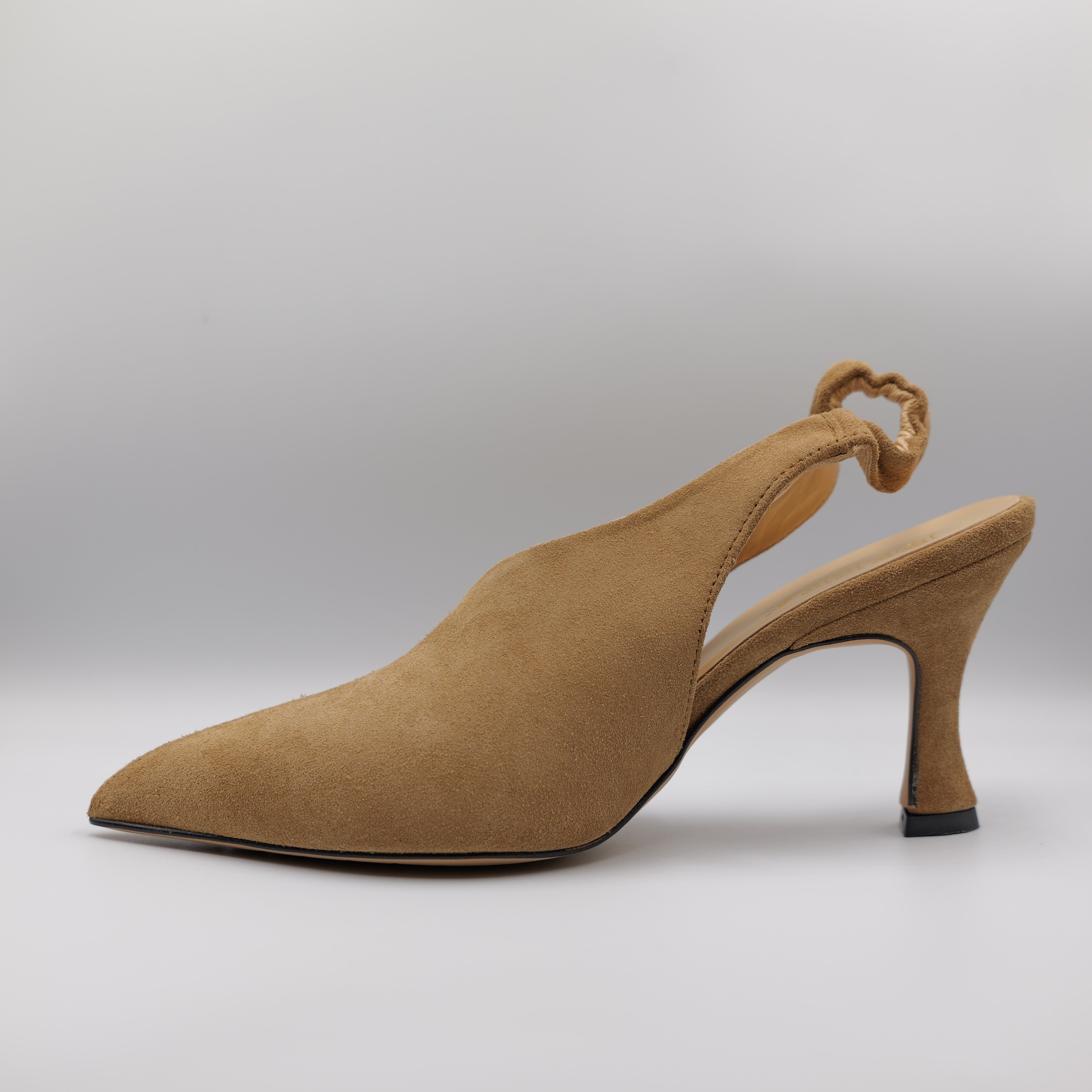 Brera - Slingback in camoscio con elastico