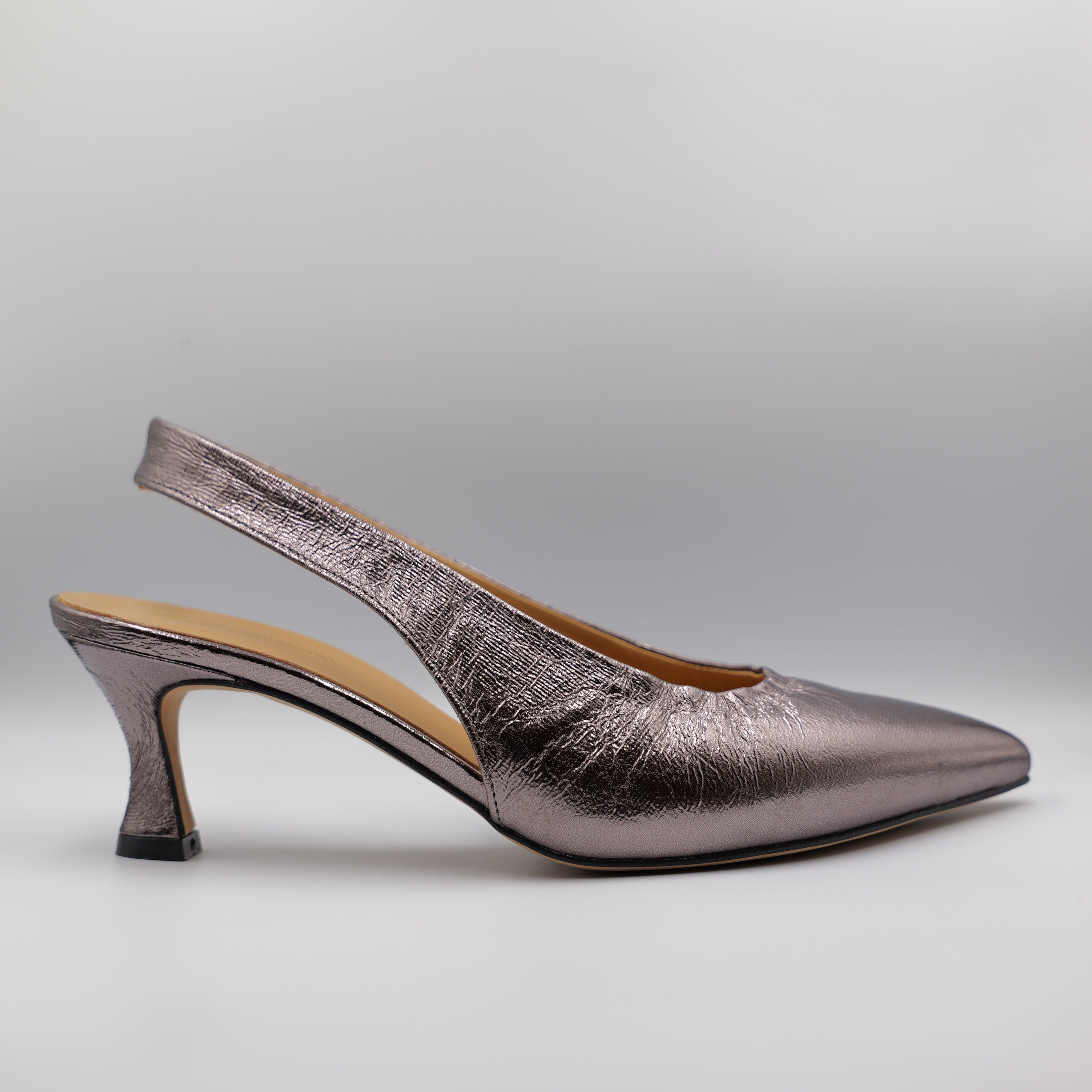 Brera - Slingback in pelle laminata
