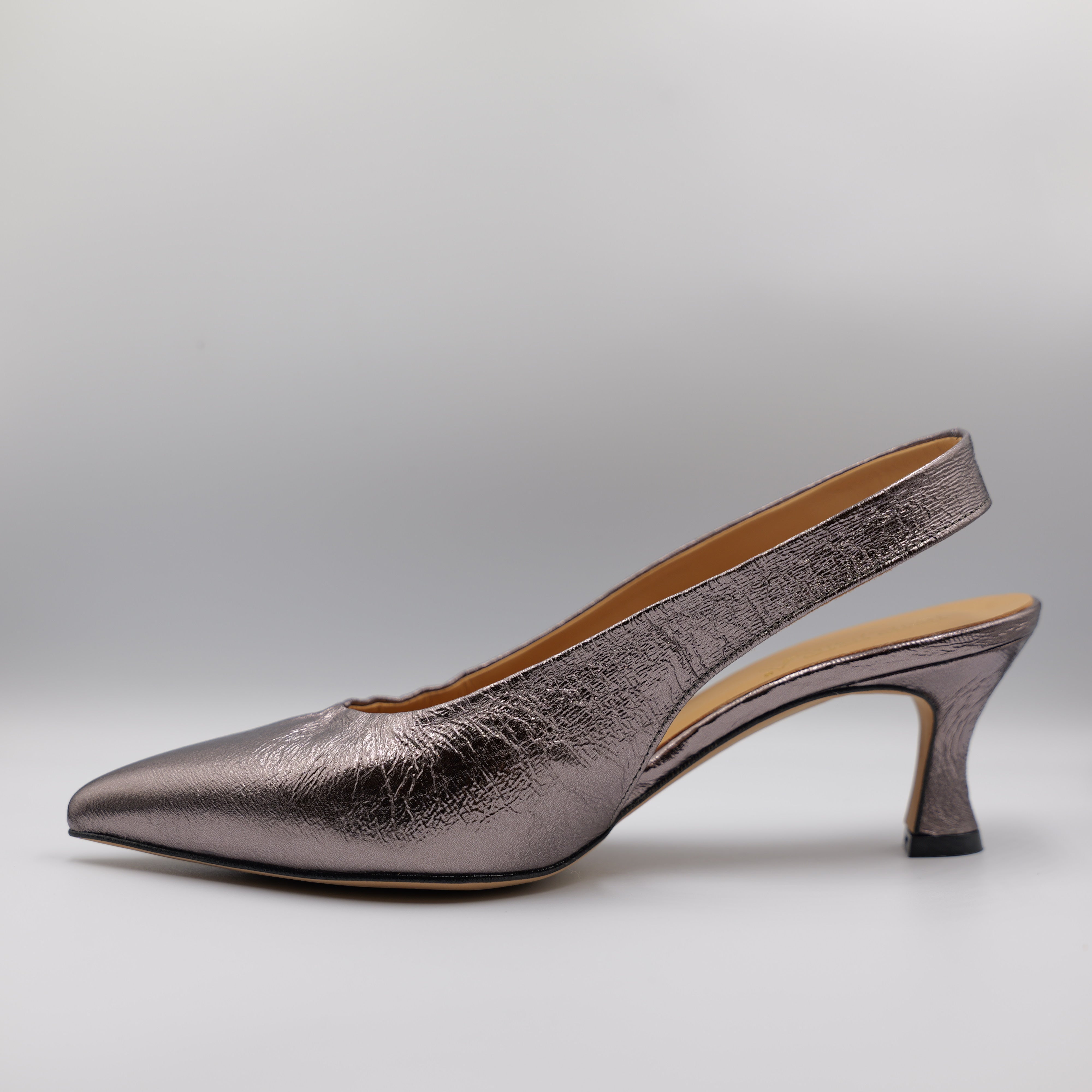 Brera - Slingback in pelle laminata