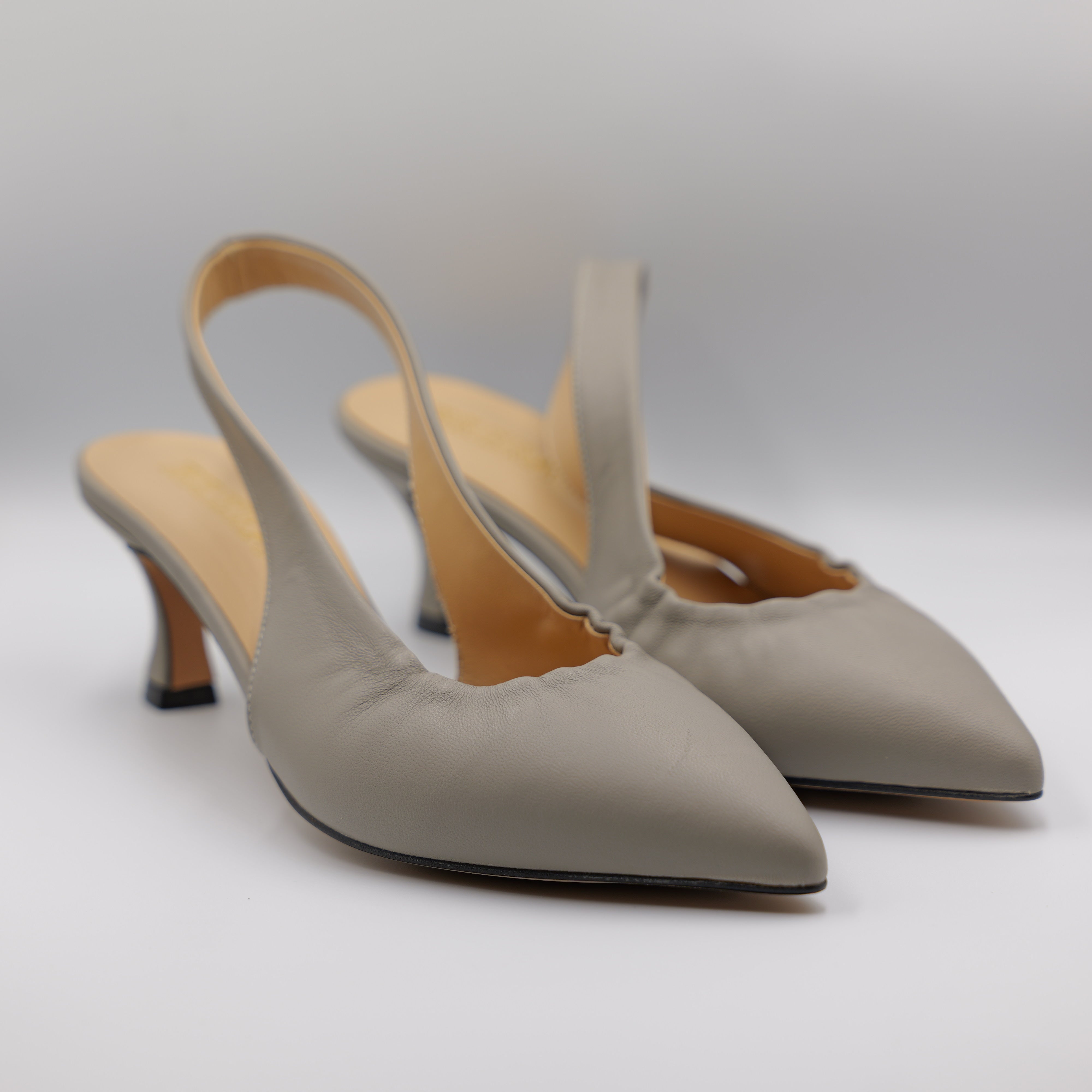 Brera - Slingback in pelle con elastico