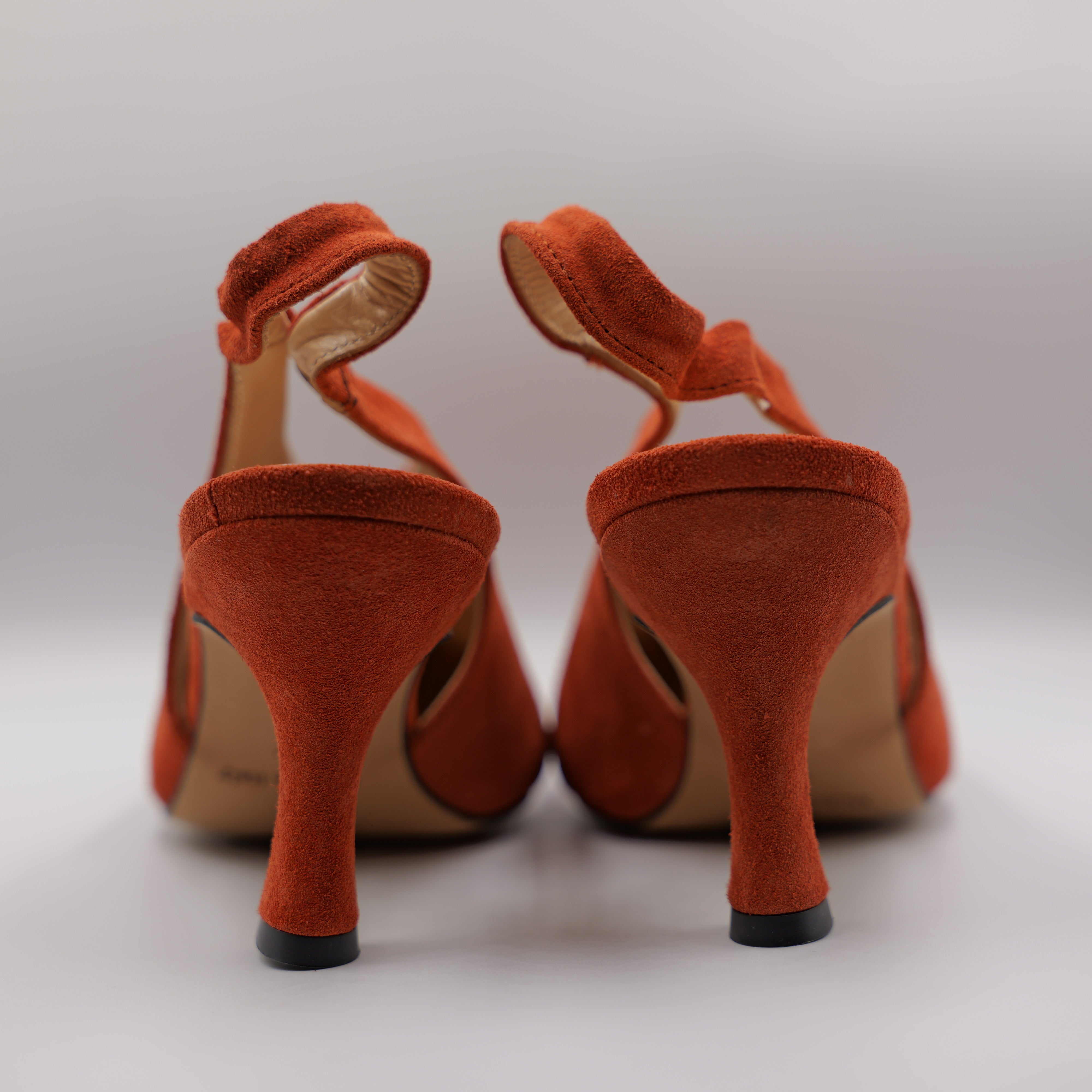 Brera - Slingback in camoscio con elastico