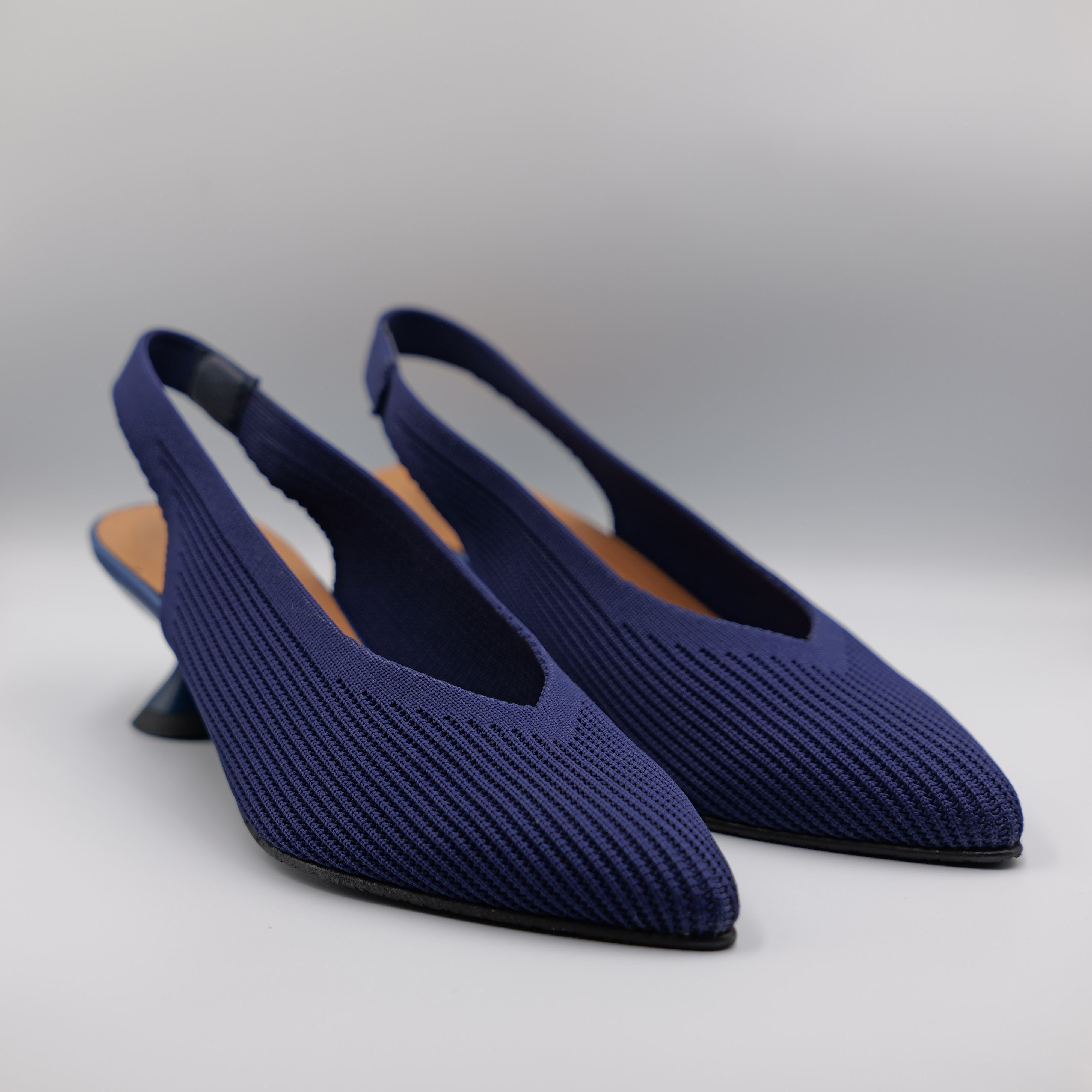 Miss Elastic - Slingback in tessuto con elastico